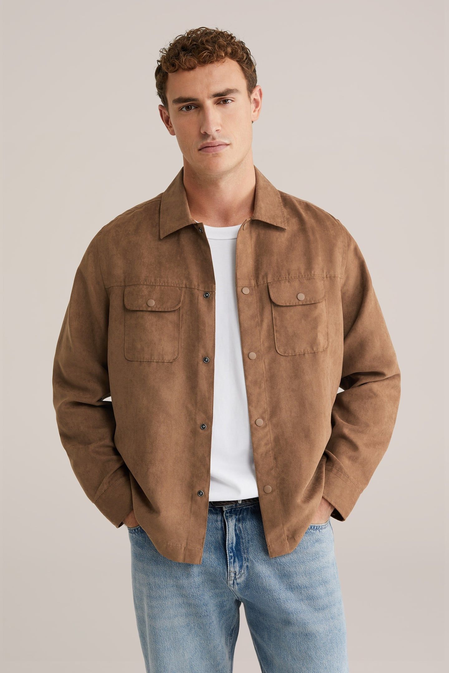 OVERSHIRT LIGHT BROWN 3