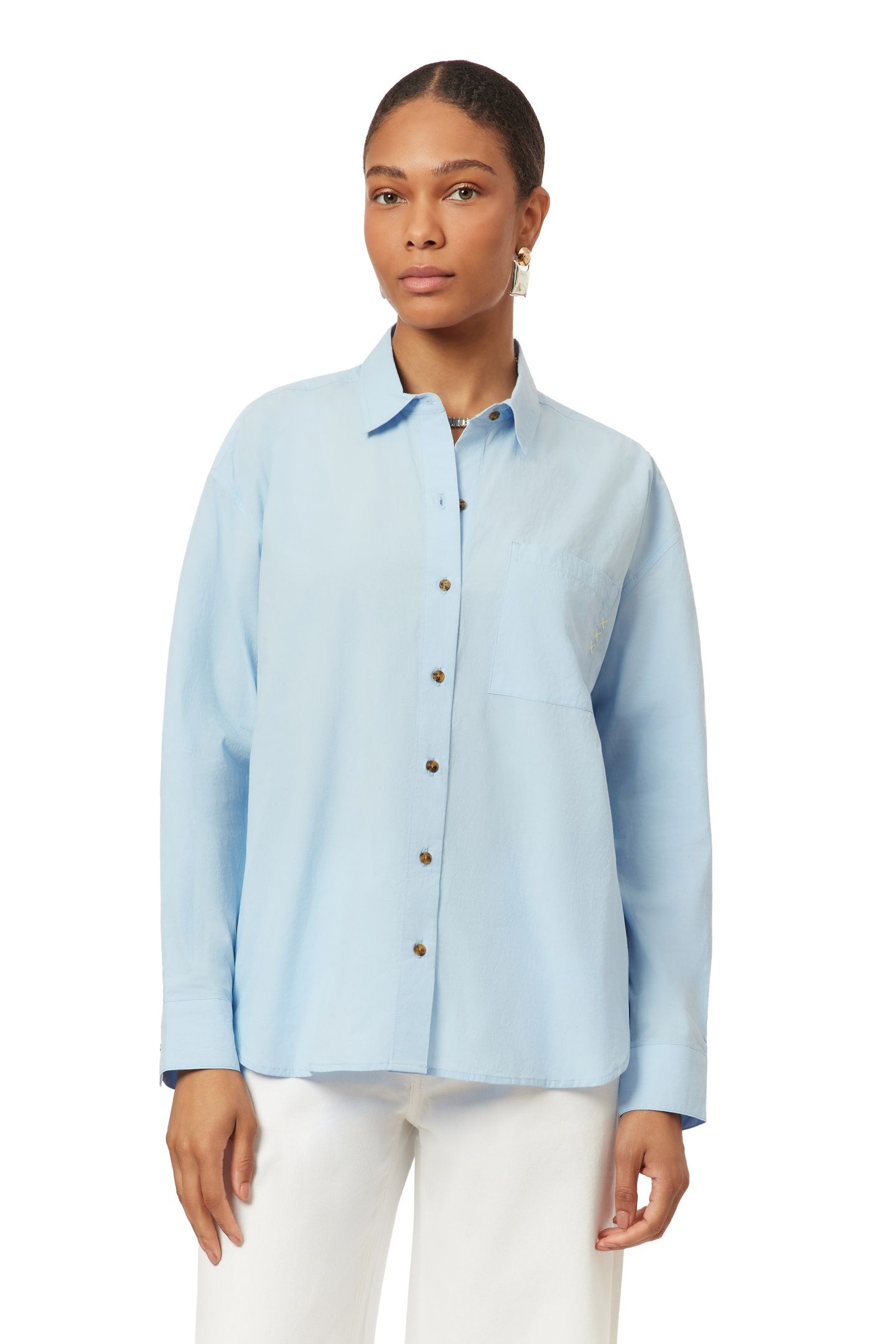 OVERSIZED SHIRT CERULEAN 1