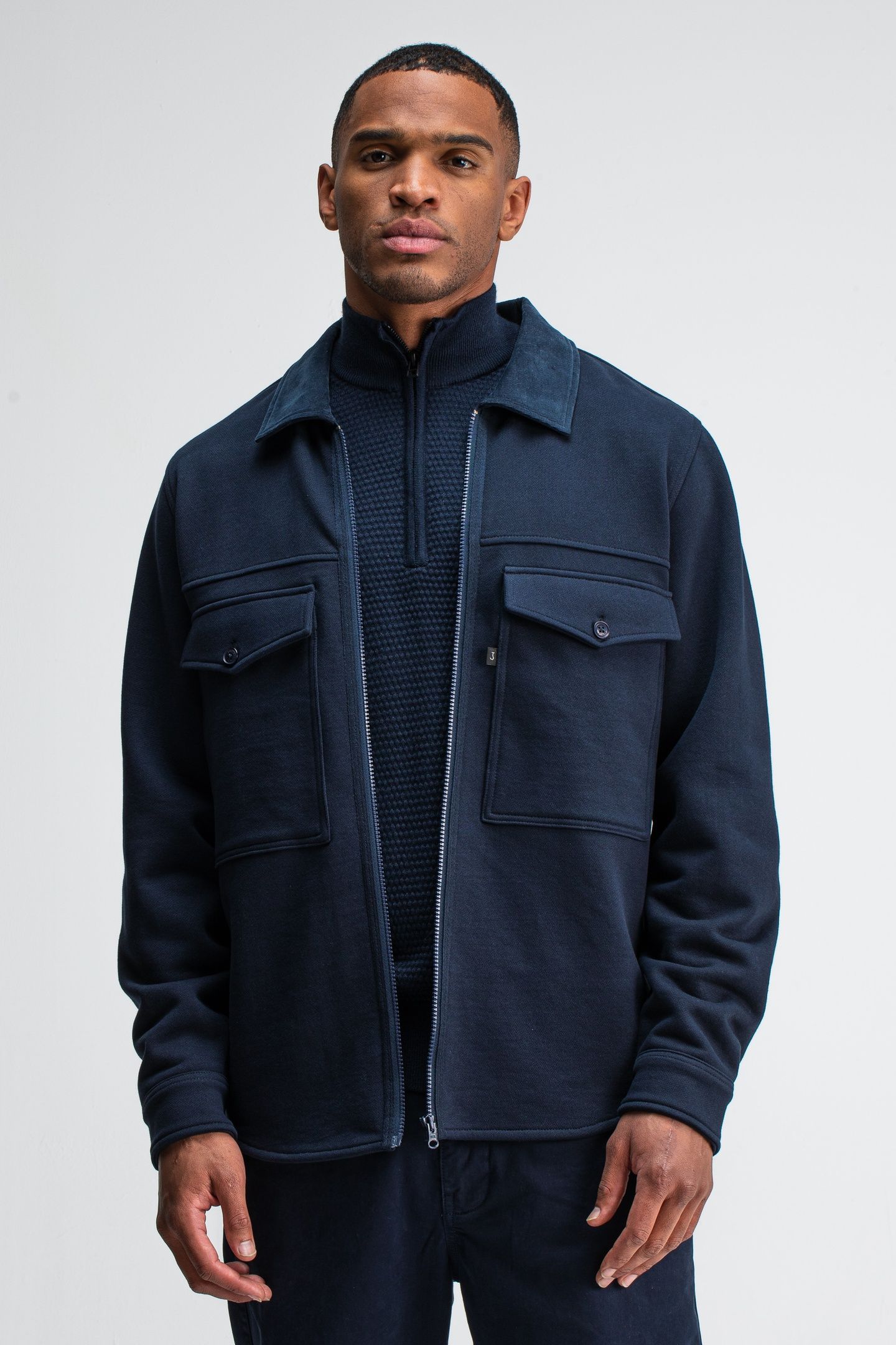 PERRY ZIP OVERSHIRT ALASKA BLUE 1