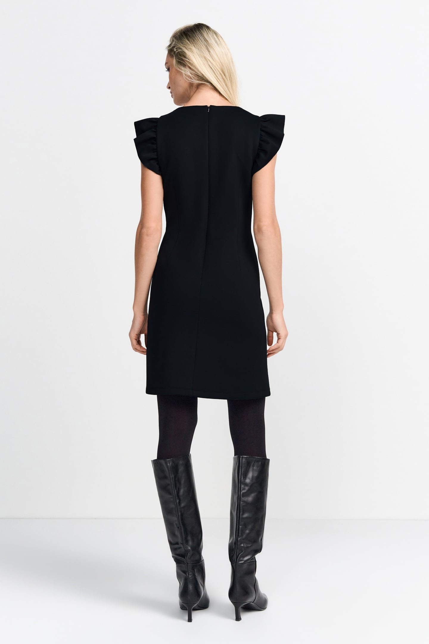 SCUBA MINIDRESS BLACK 3