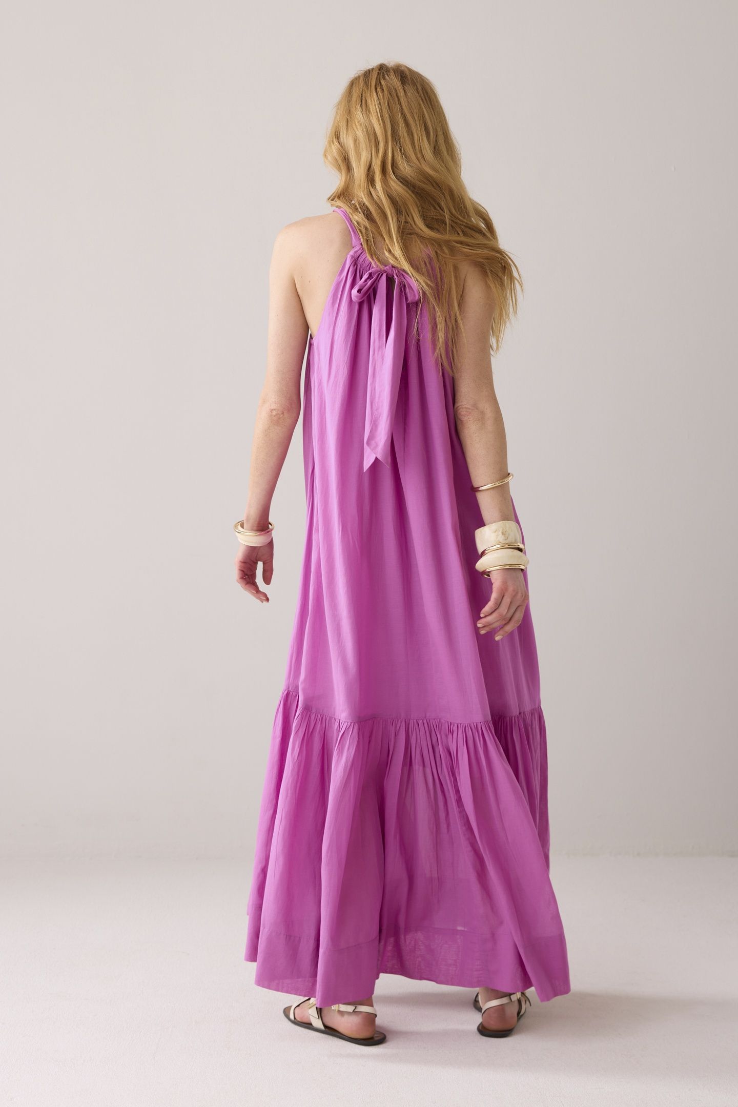 DRESS SUSHI VOILE CYCLAAM 2