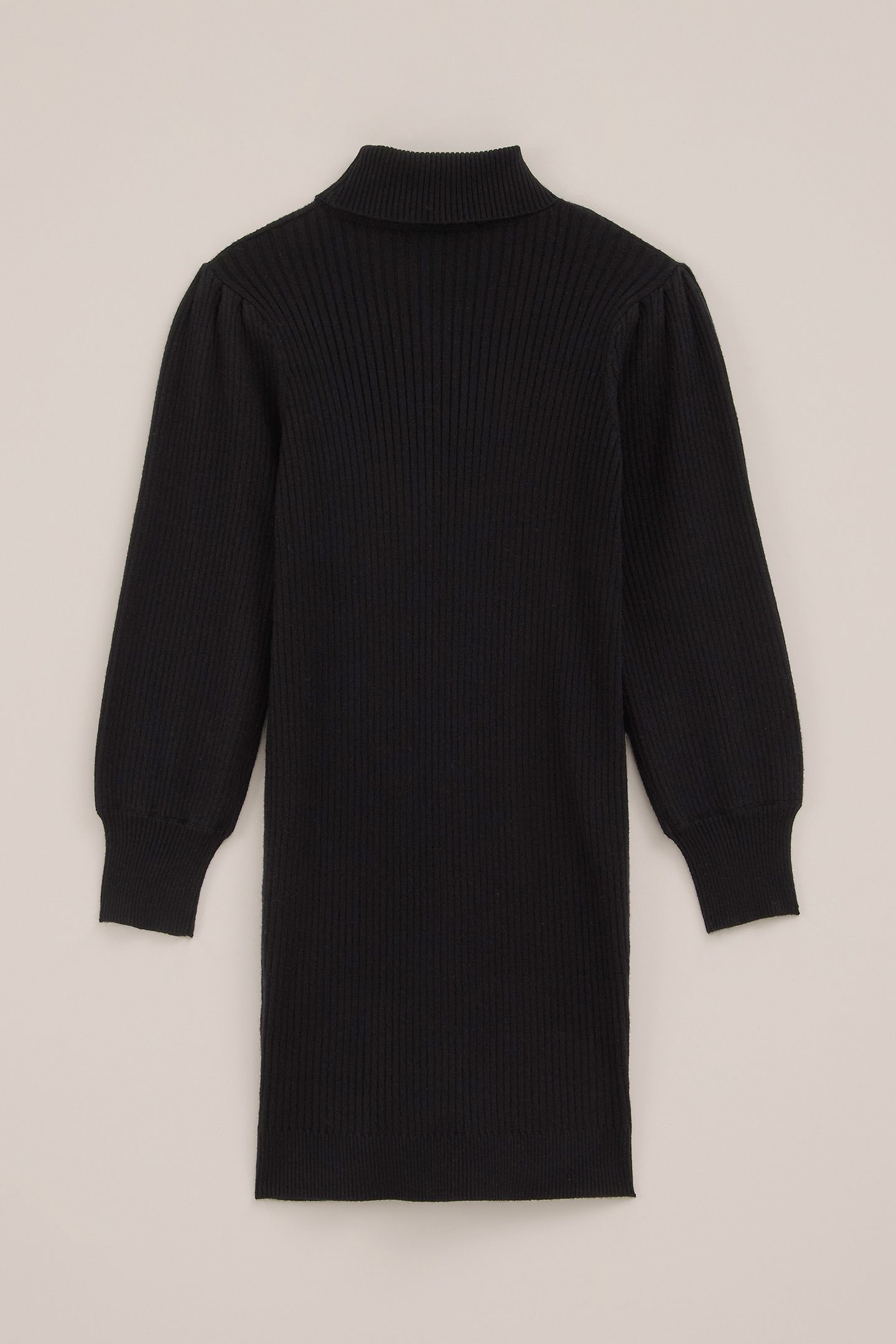 DRESS MID LENGTH BLACK 4