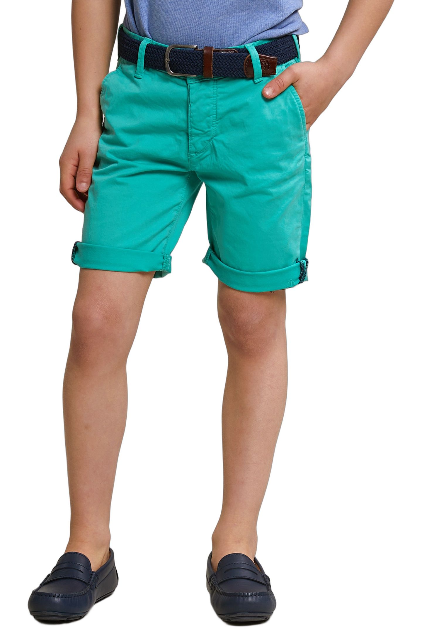 COTTON BASIC CHINO SHORT STRETCH MOSCOW MULE 1