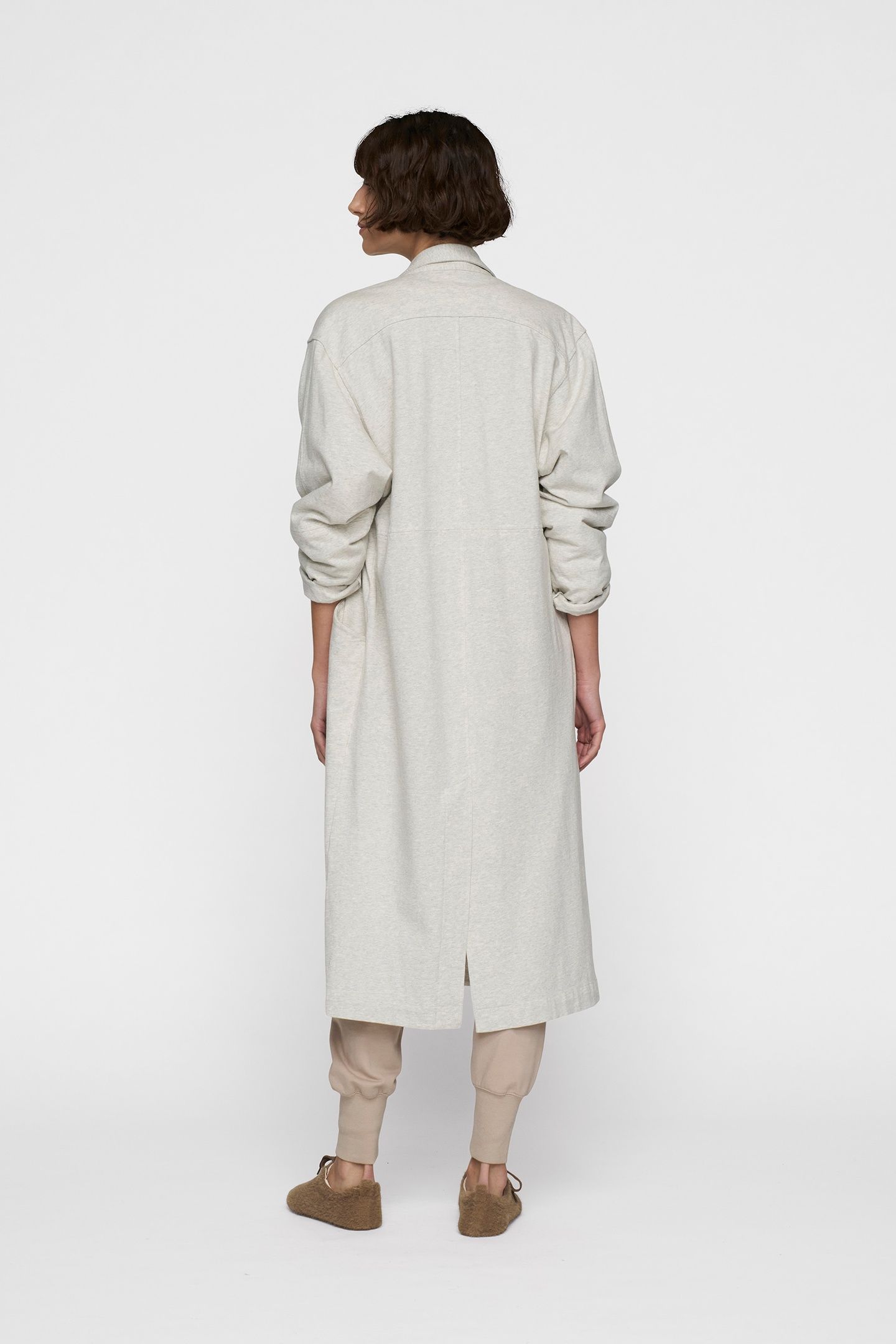 LONG BLAZER JERSEY LIGHT GREY MELEE 3