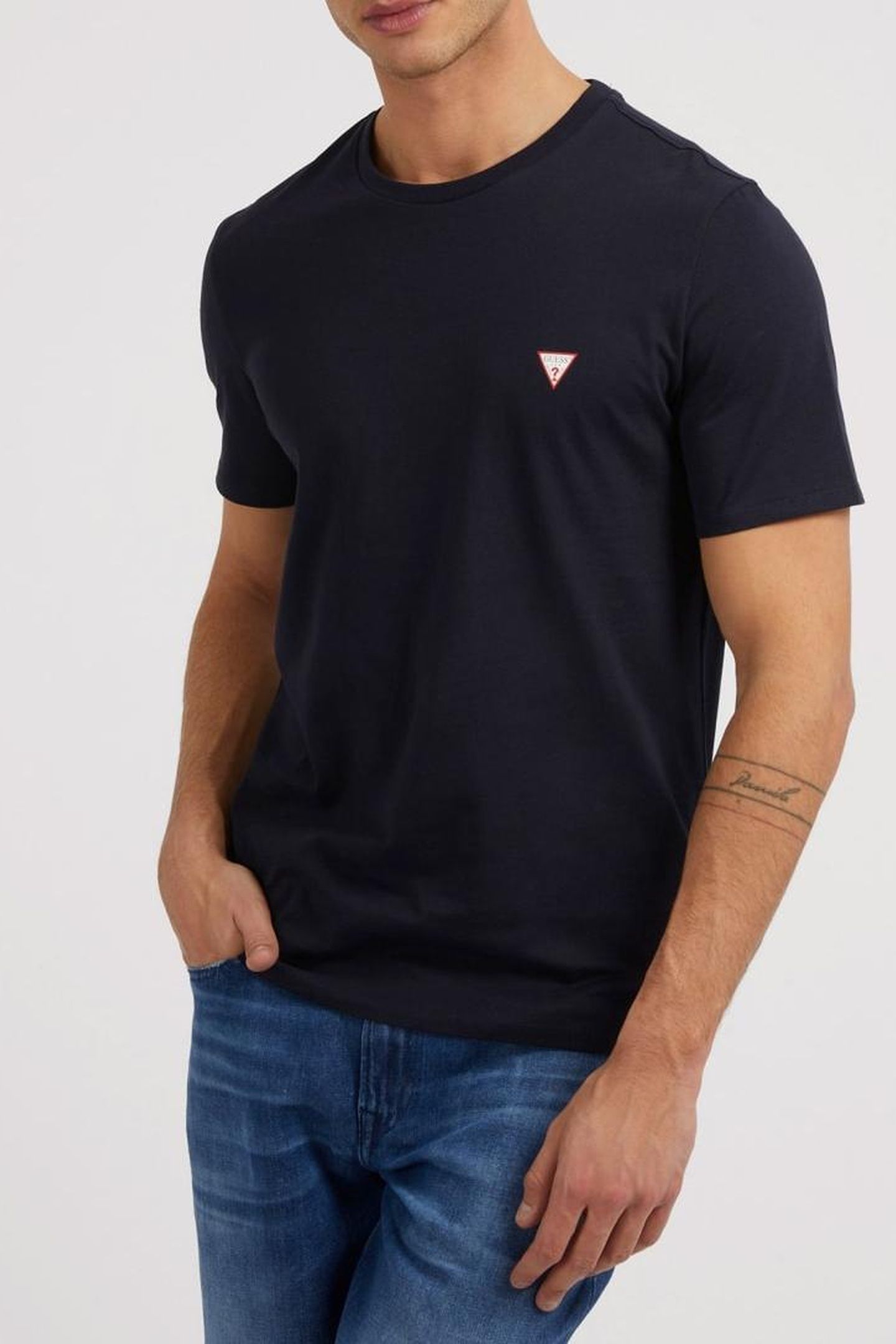GUESS ECO CN SS CORE TEE SMART BLUE 5