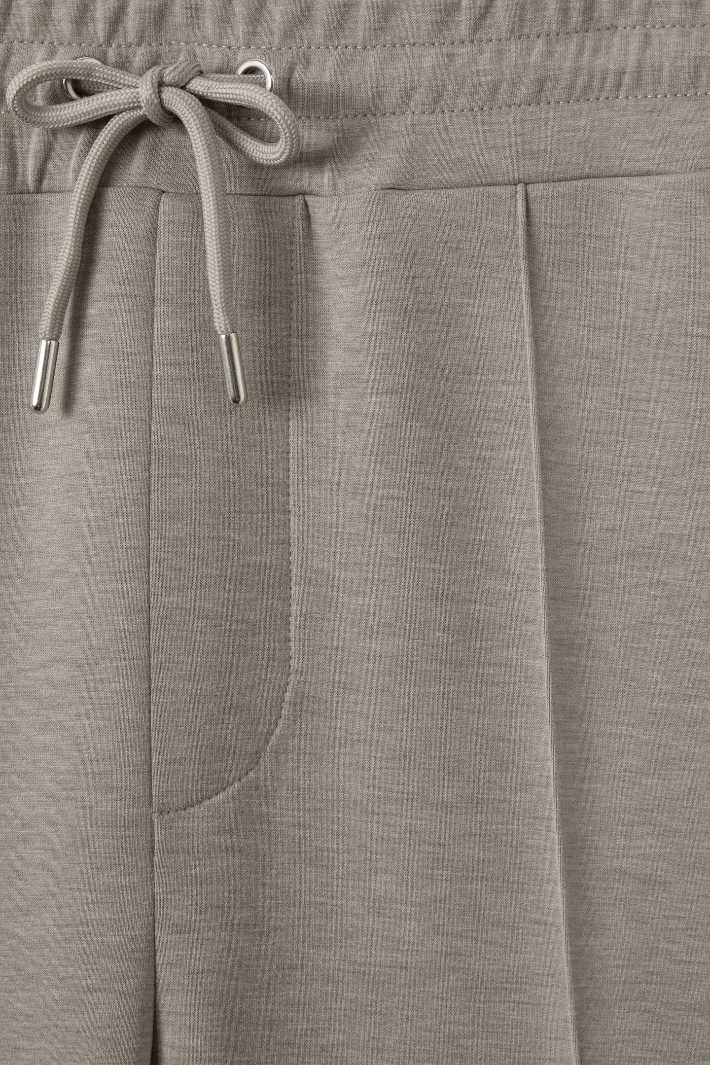 INTERLOCK DRAWSTRING JOGGER TAUPE 6