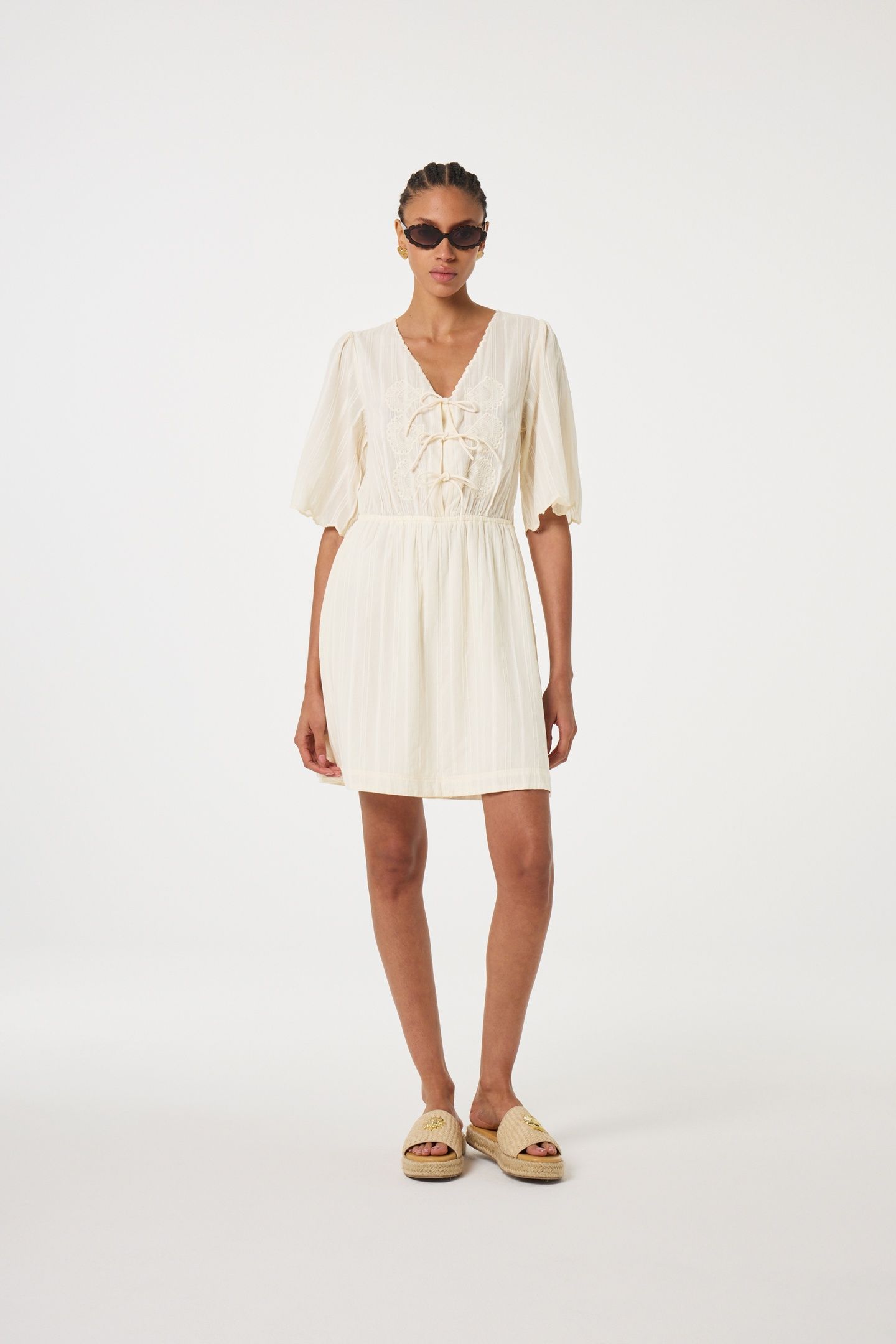 RORY DRESS COSY WHITE 1