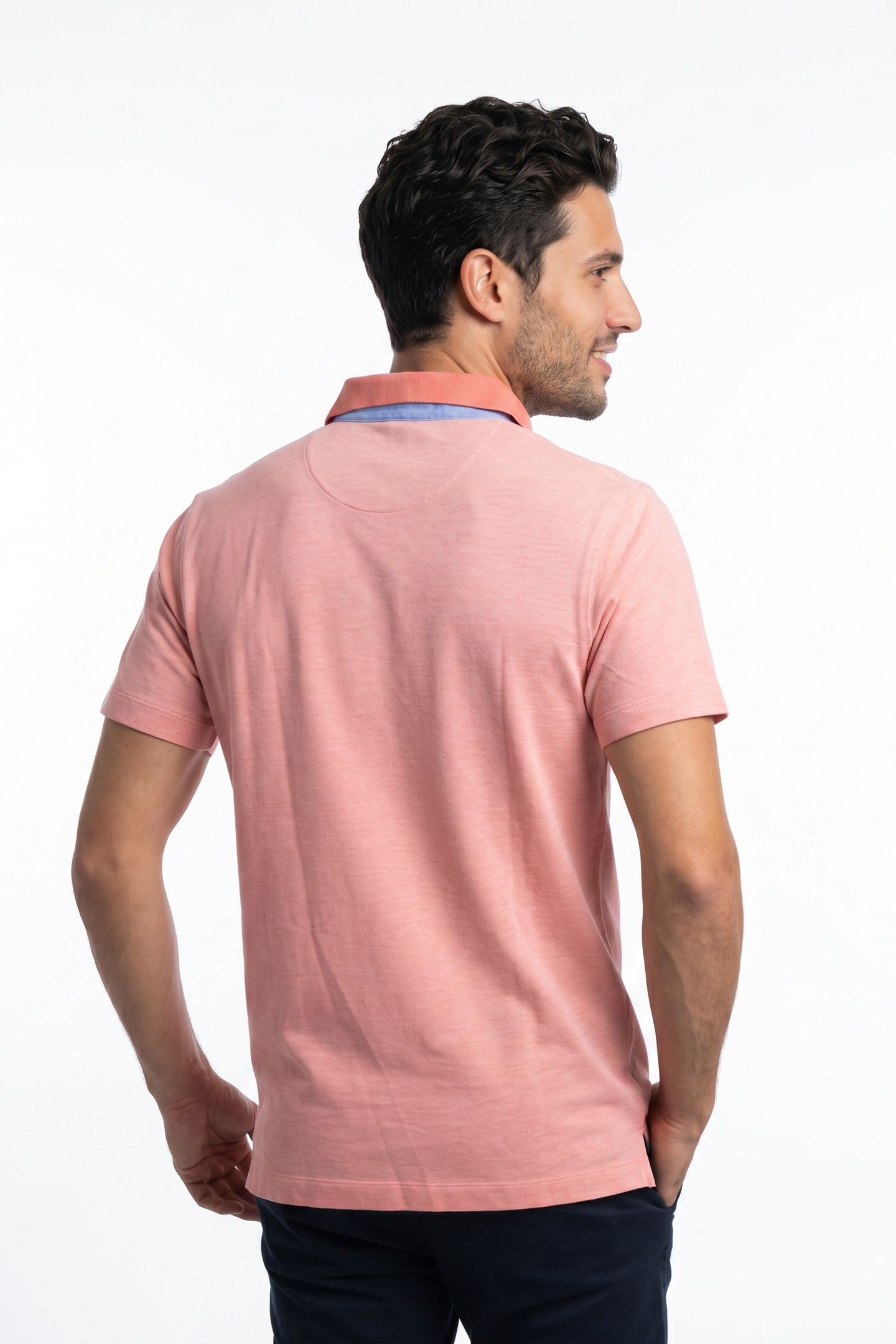LUX JASPE PIQUE CF SS PINK 3