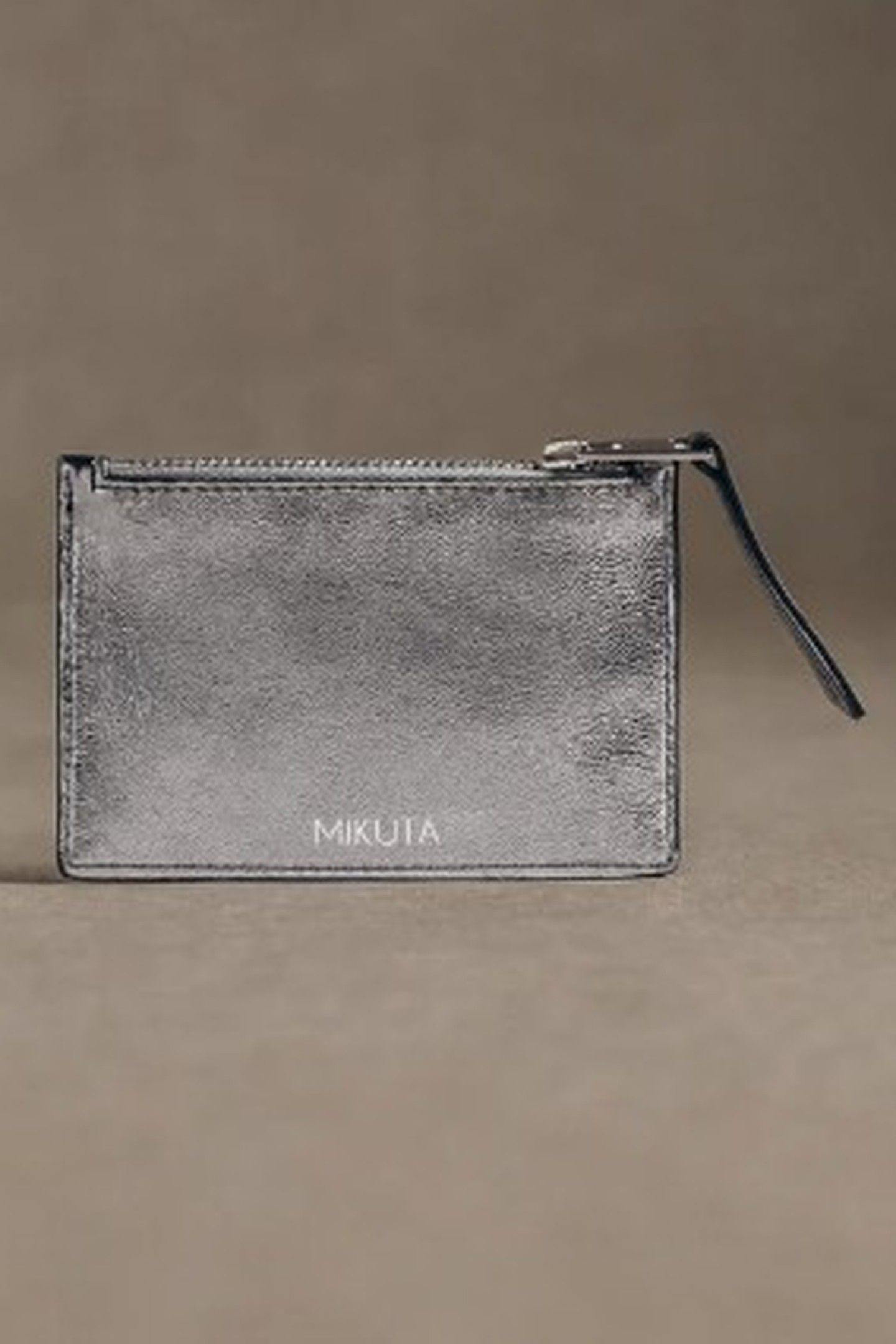THE SILVER LEATHER WALLET SILVER 1