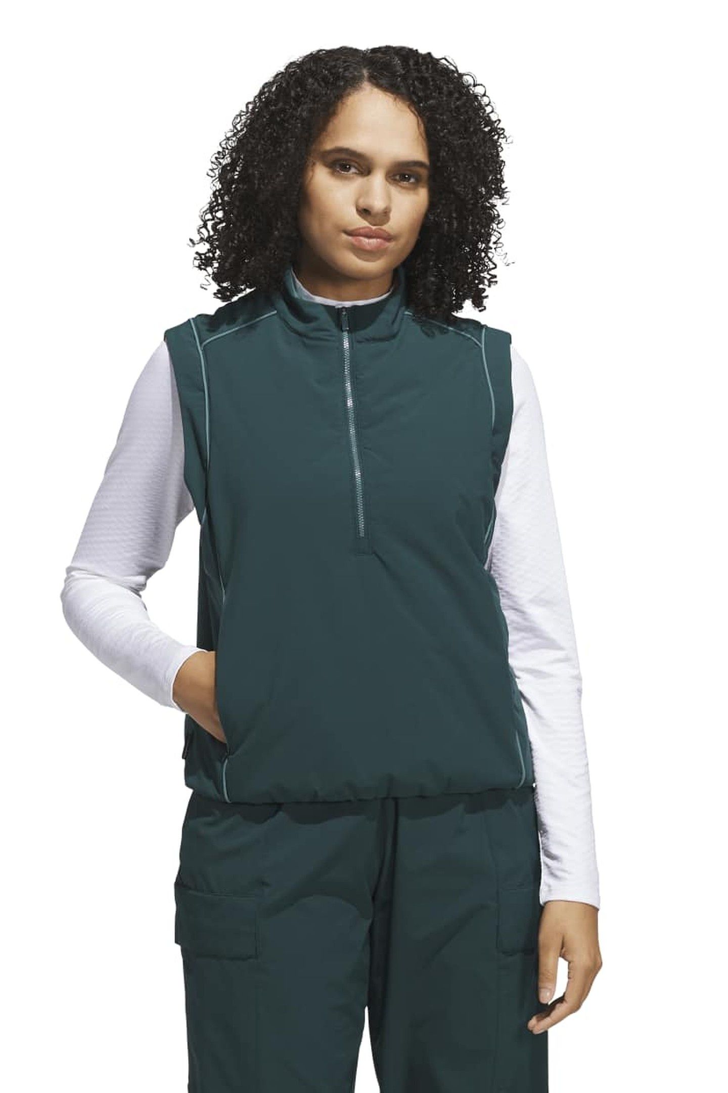 PERFORMANCE BEYOND THE COURSE LOOSE QUARTER-ZIP VEST 1