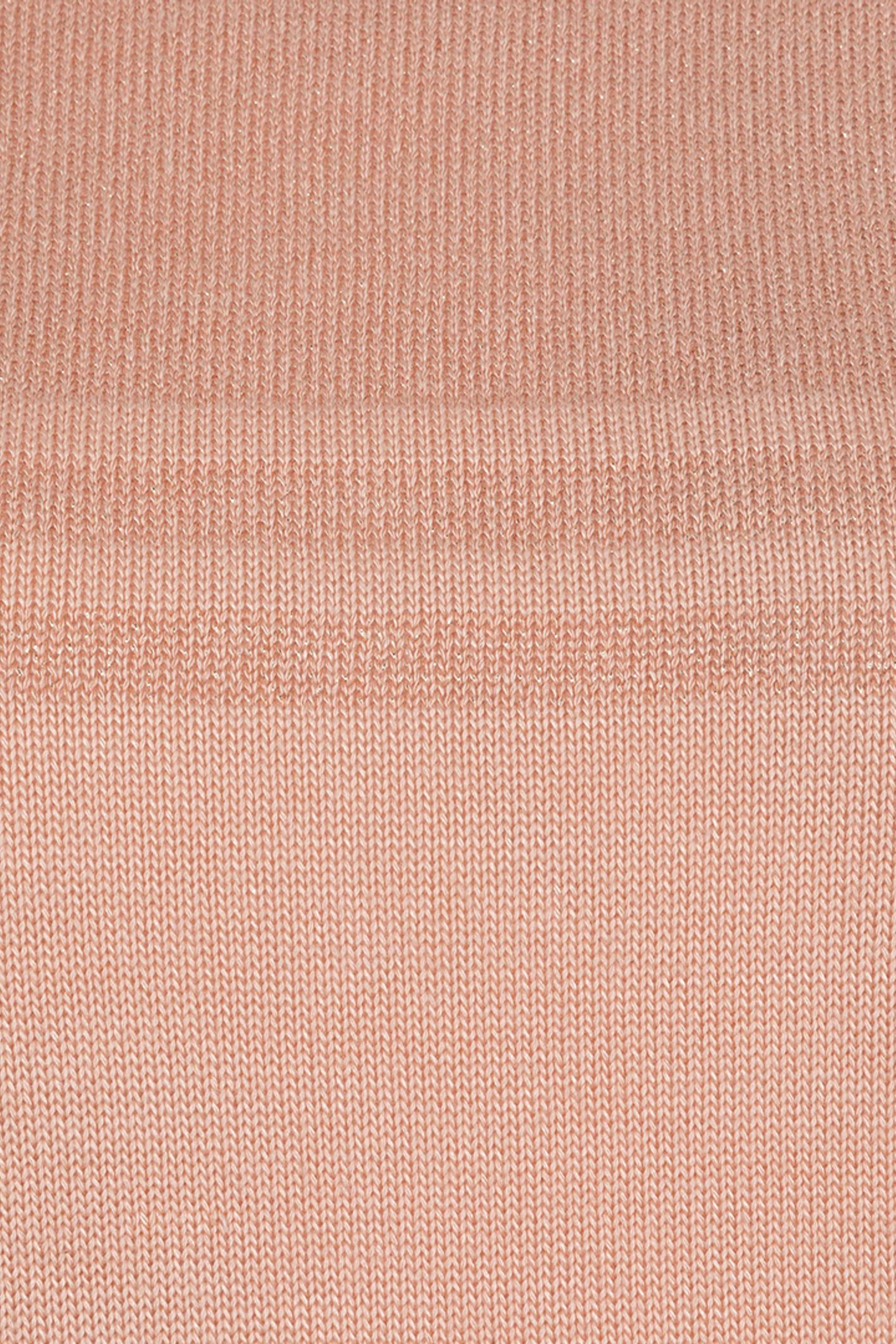 SWEATER S/SLVE STRIPES LUREX LIGHT APRICOT 8