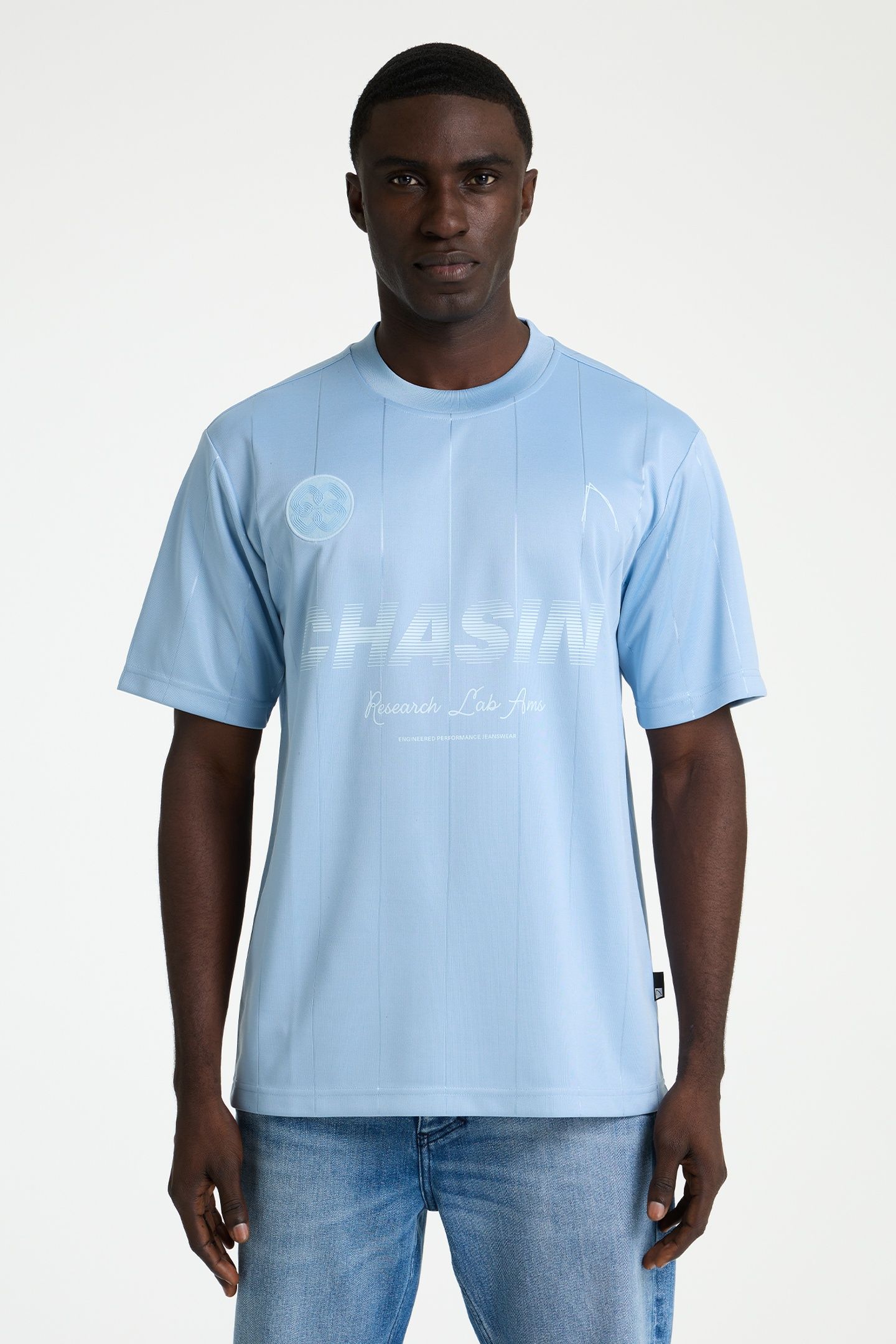 STADIUM T-SHIRT SHORT SLEEVE S. CHAMBRAY 1