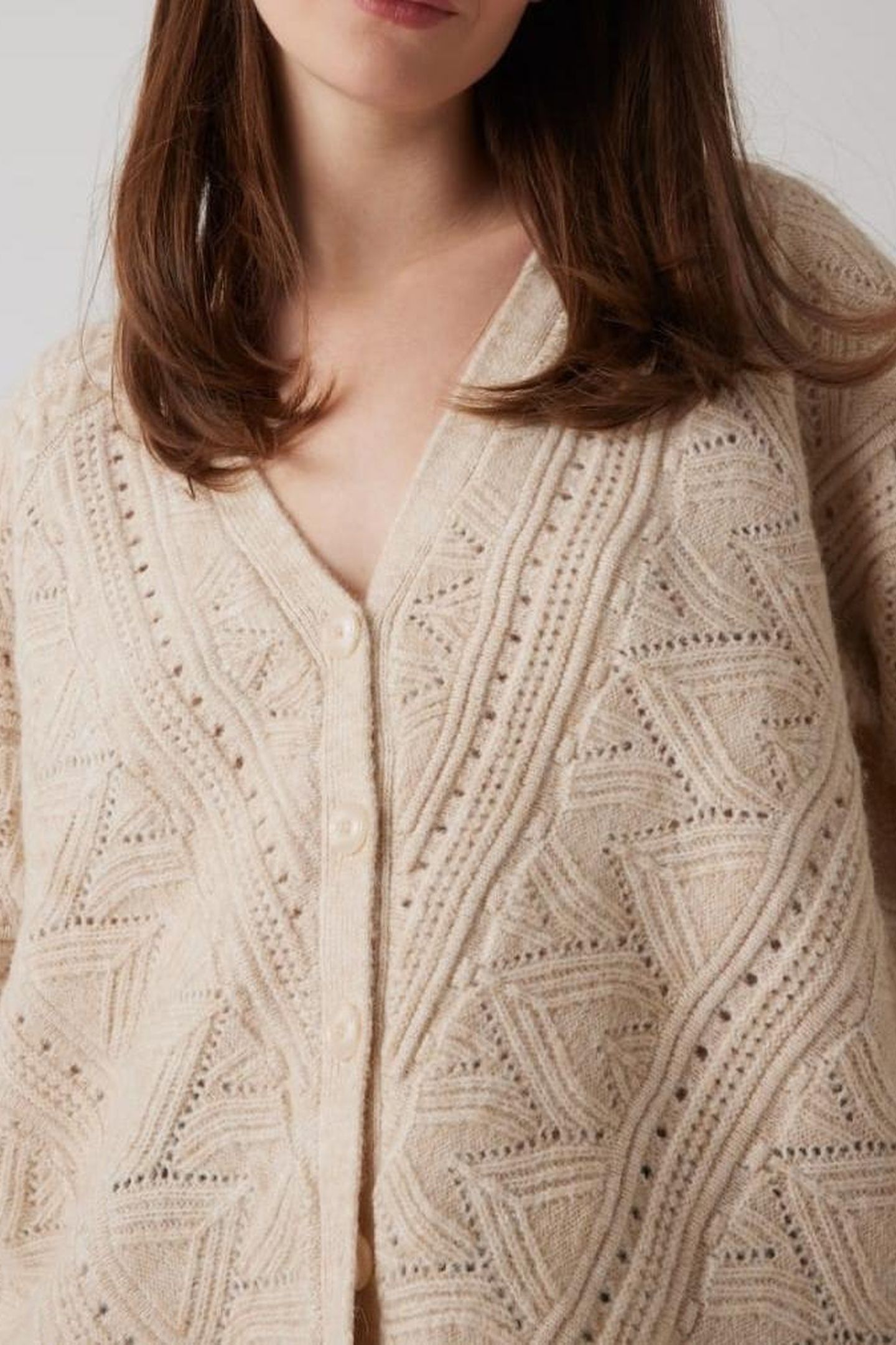 GUESS ECO LS VN POINTELLE AMEL PEARL OYSTER 4