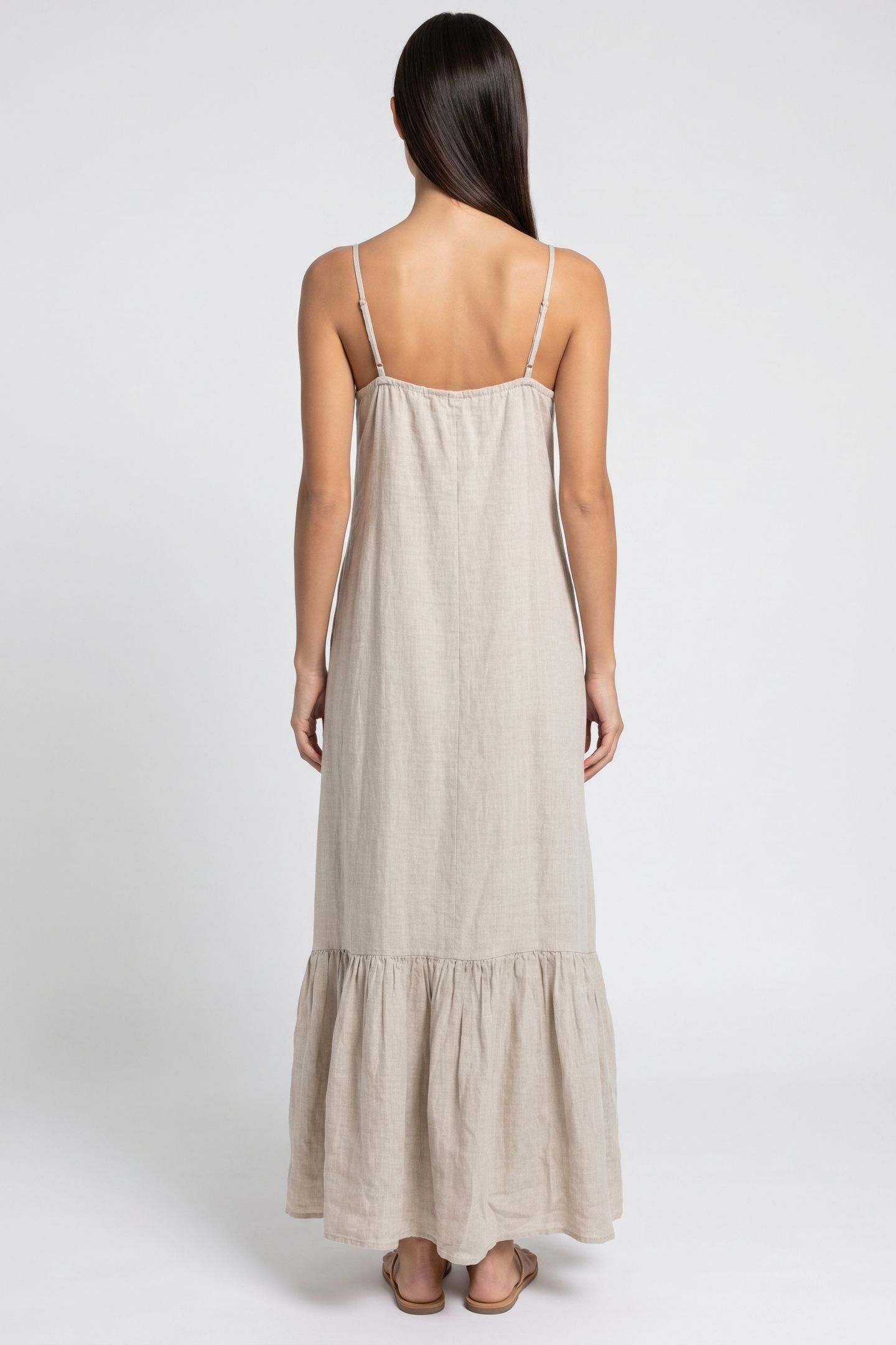 MISA DRESS BEIGE 2