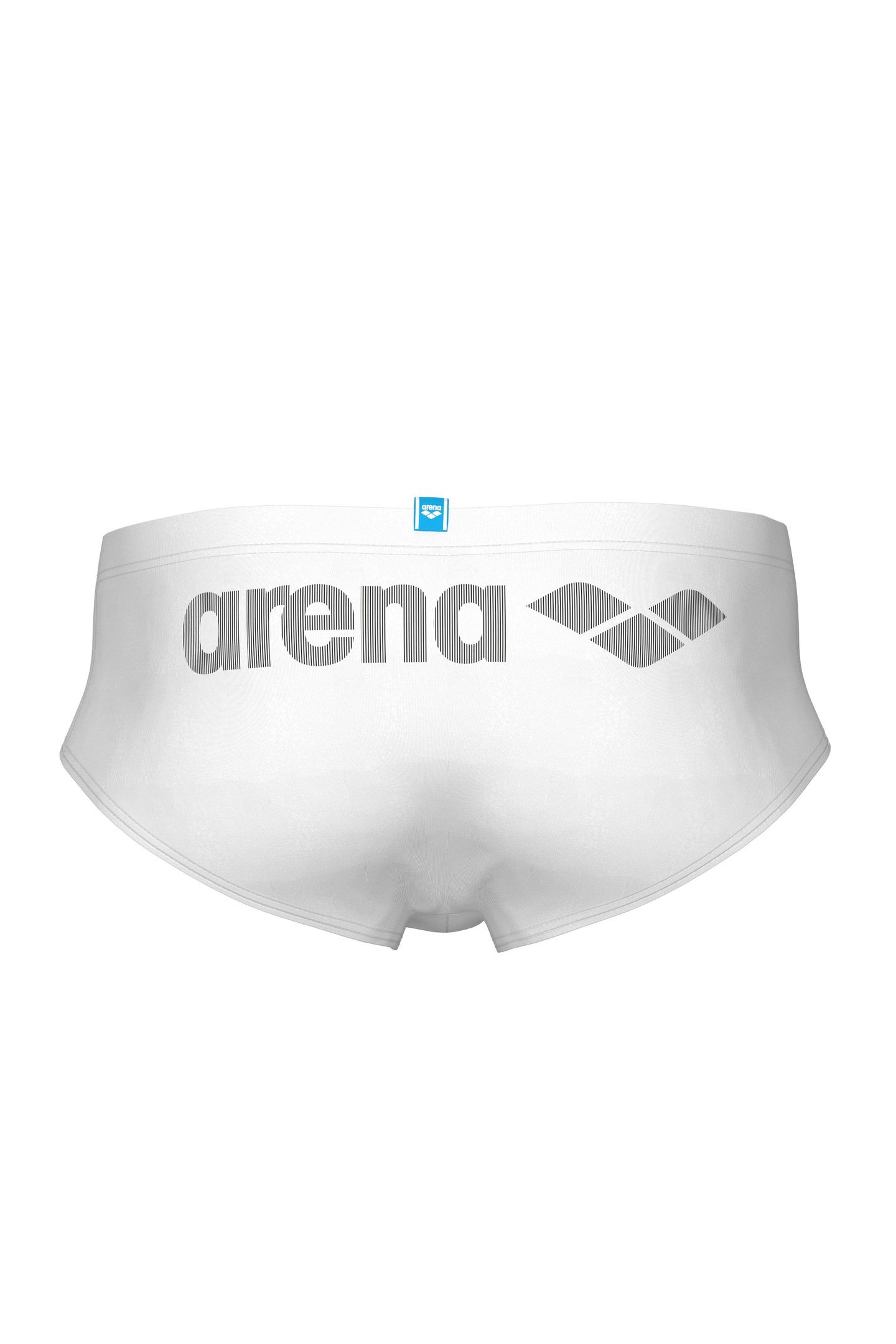 LOGOTYPE SWIM BRIEFS 12 WHITE-BLACK 9