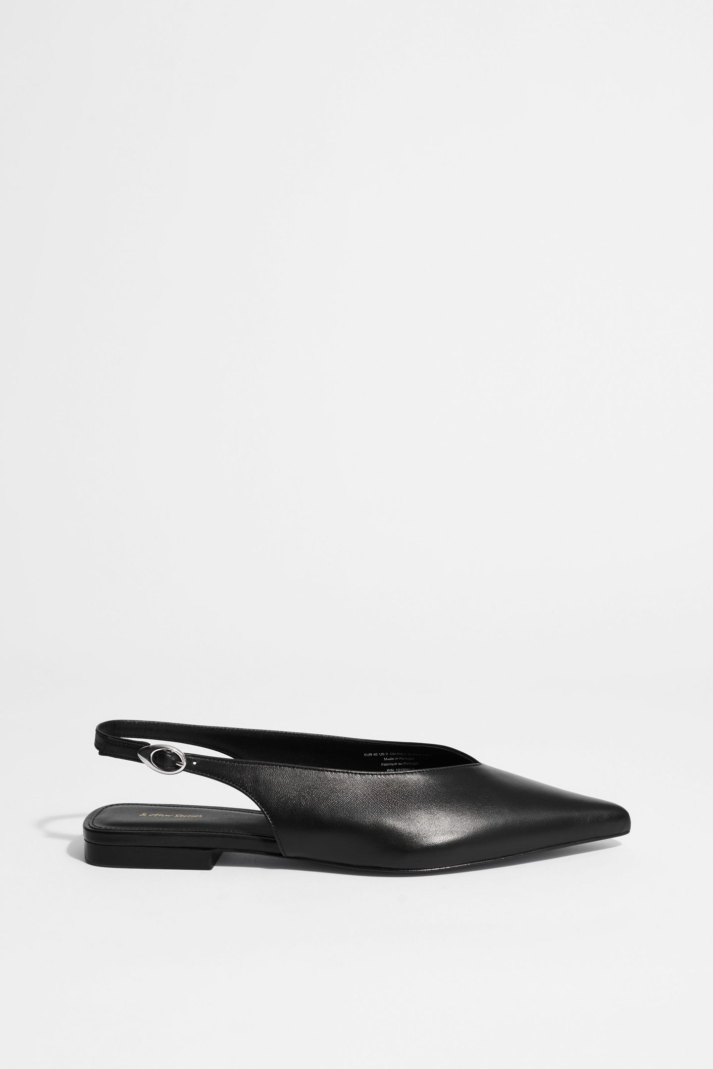 LEONE SLINGBACK BALLERINA BLACK 1