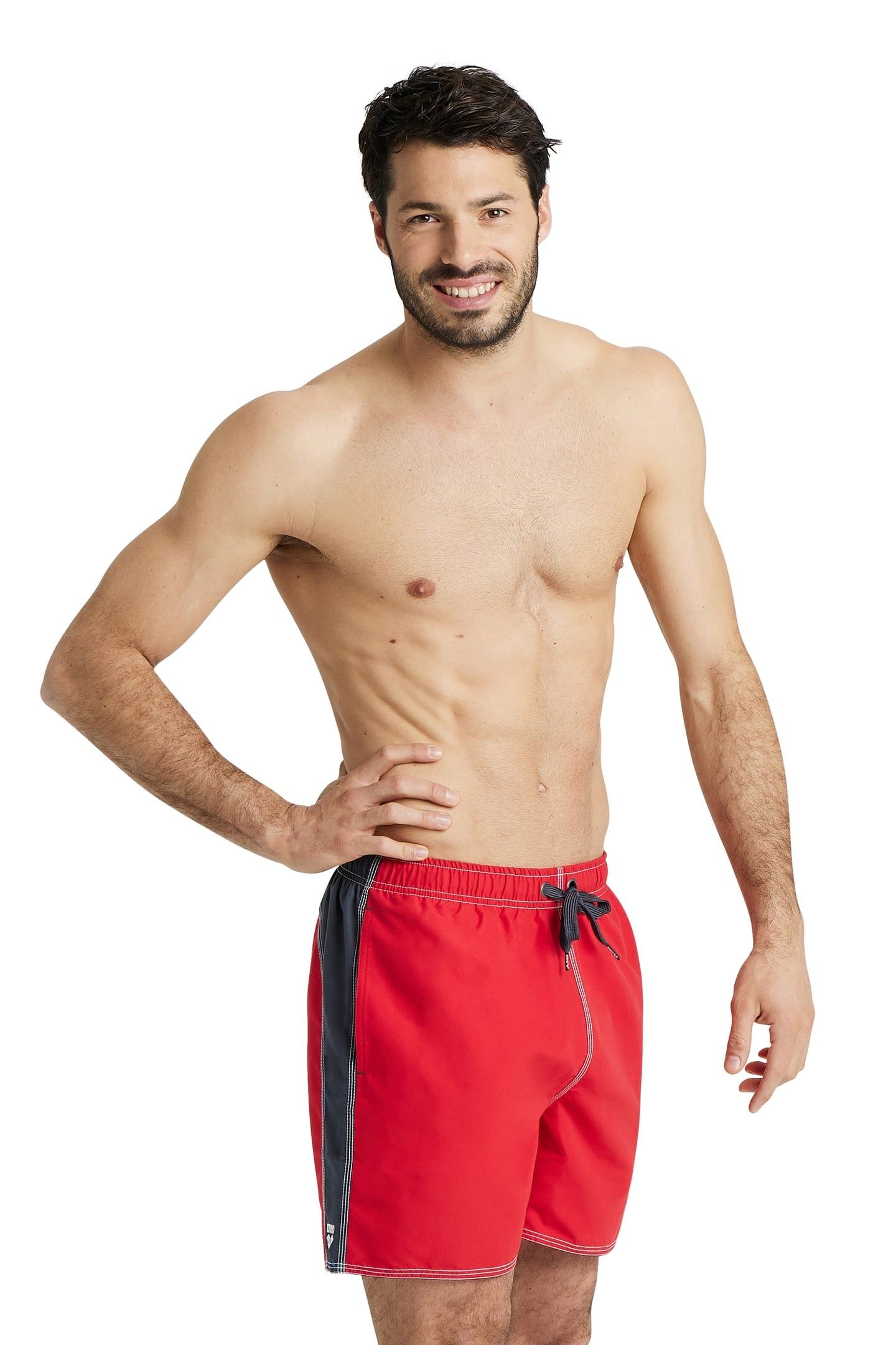 FUNDAMENTALS BICOLOR BOXER RED-ASPHALT 1