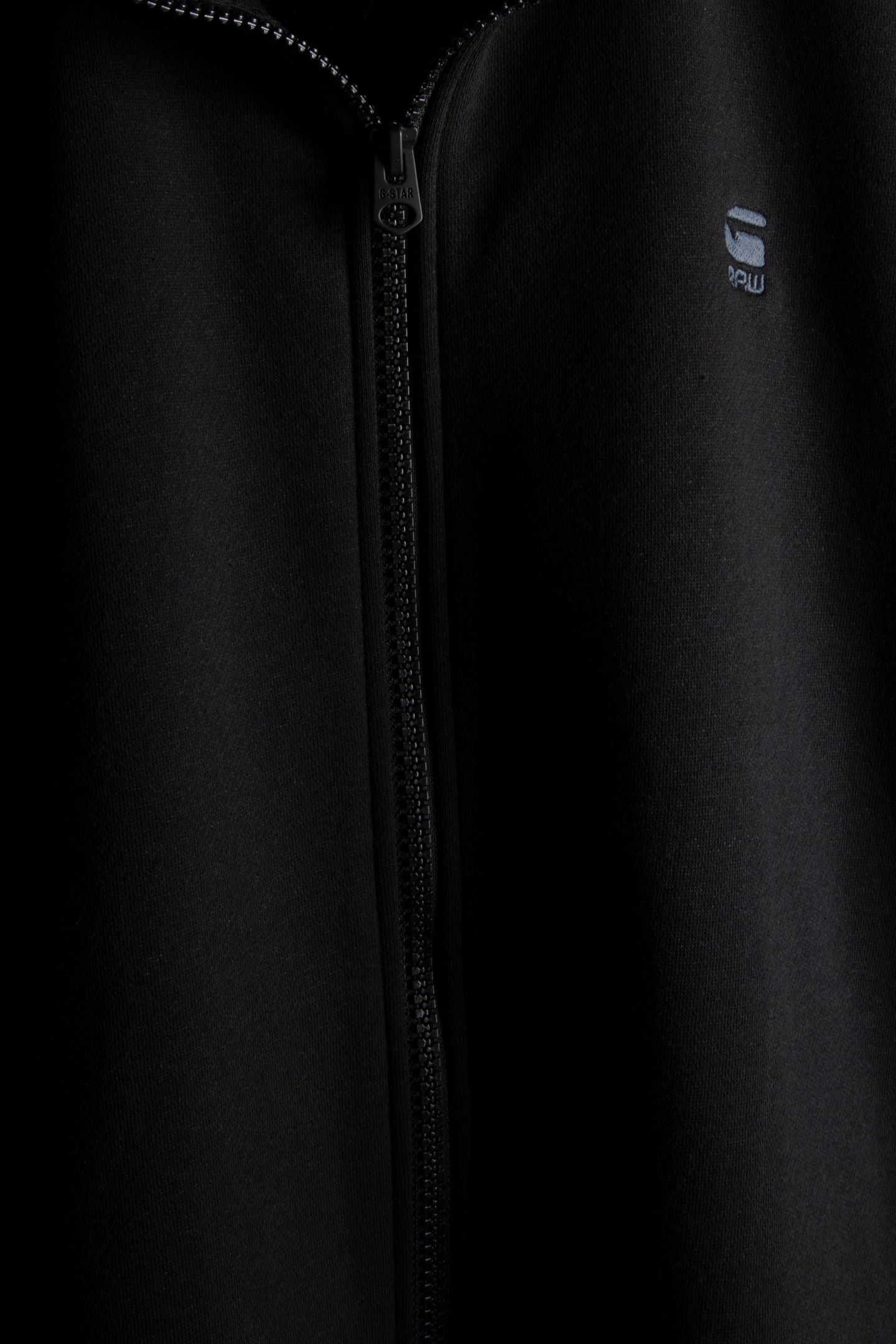 CORE ZIP STAND UP COLLAR SWEAT L/S DK BLACK 4