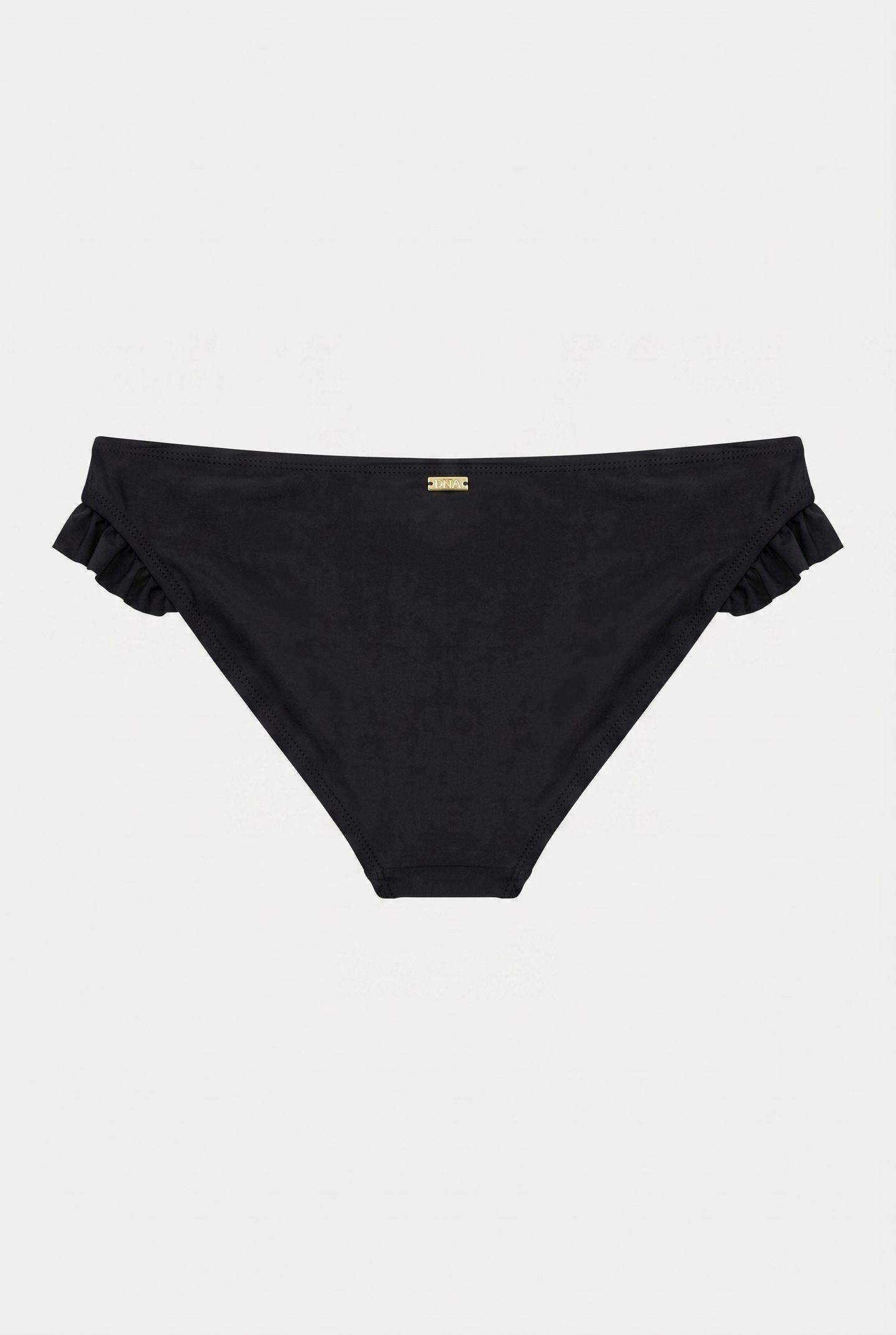 CLASSIC RUFFLE BIKINI BOTTOM BLACK 3