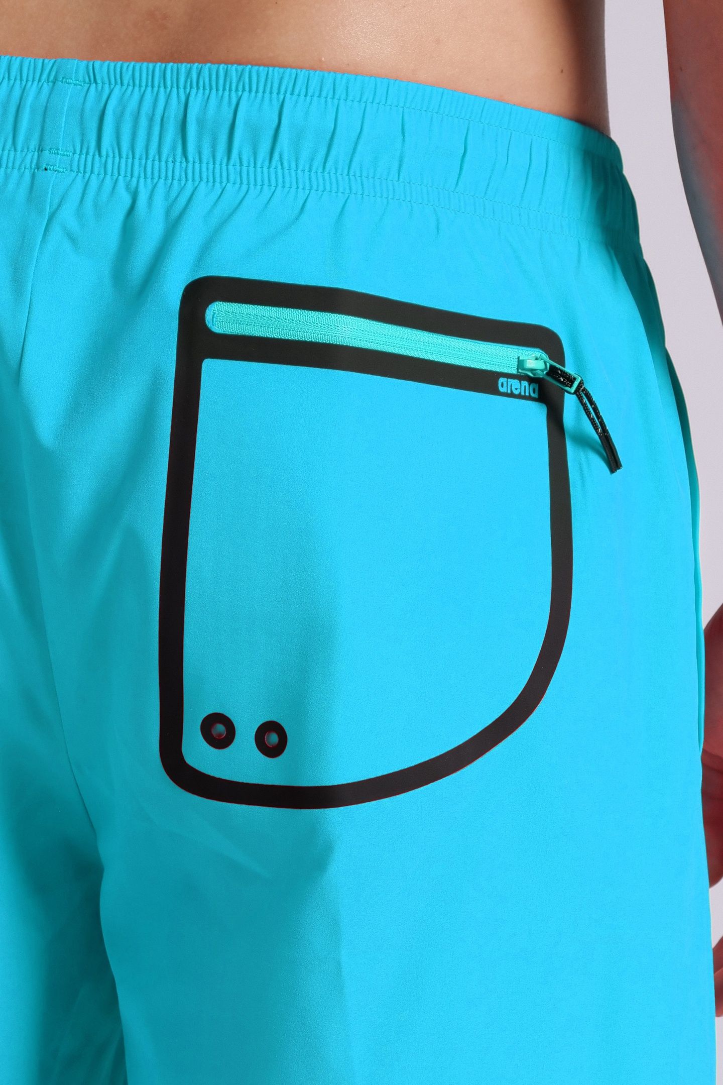 WELDED POCKET BEACH SHORT LIGHT BLU-BLACK 8