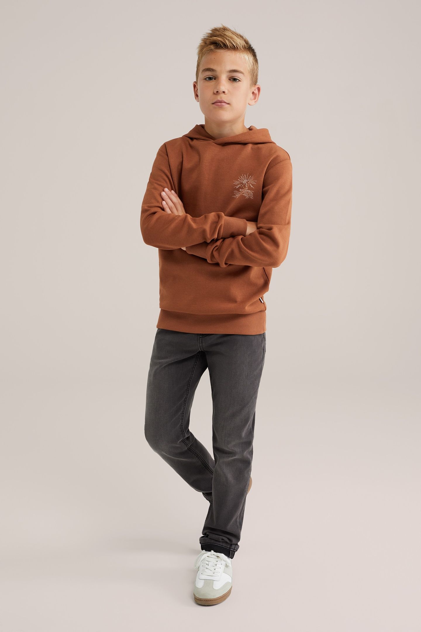 SWEATER RUST BROWN 1