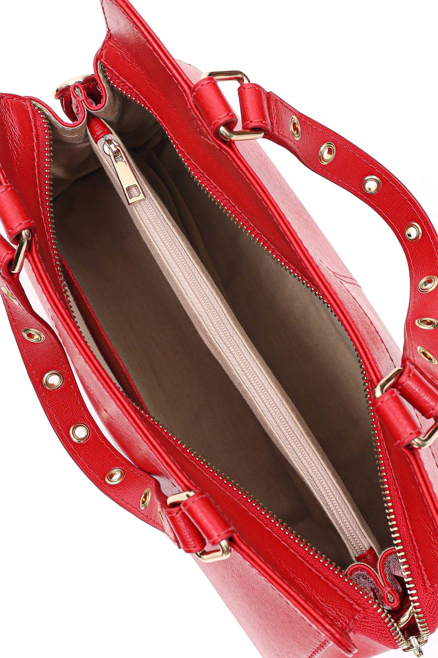 CHER 2 FLORENCE BRIGHT RED W. GOLD 4