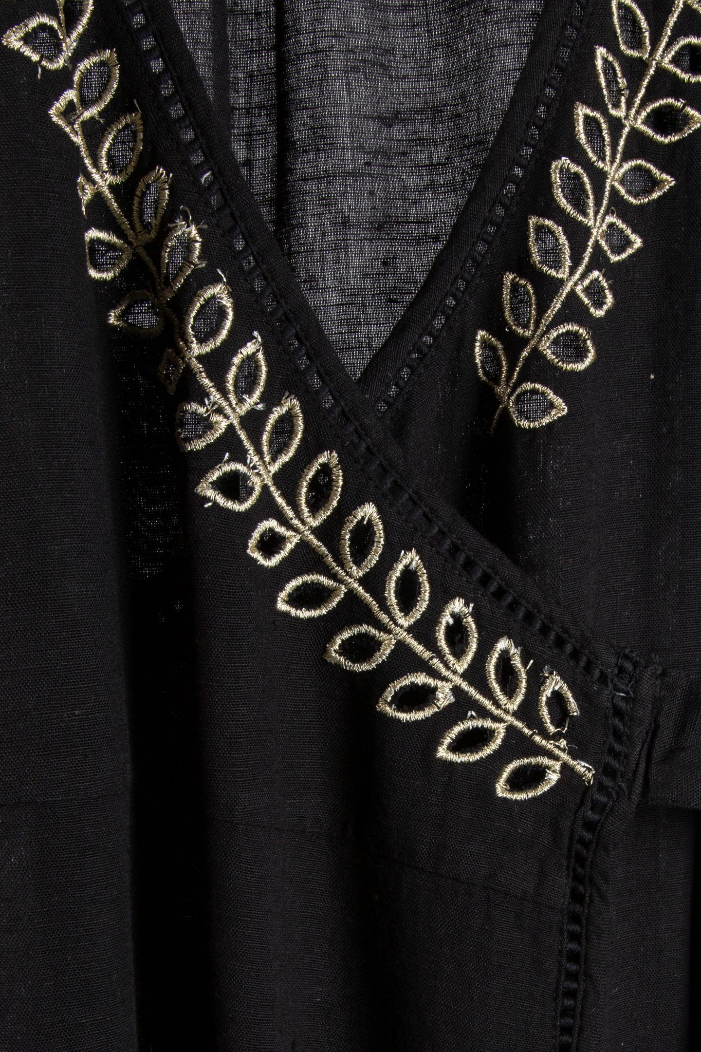 FLASH DRESS EMBROIDERED BLACK 4