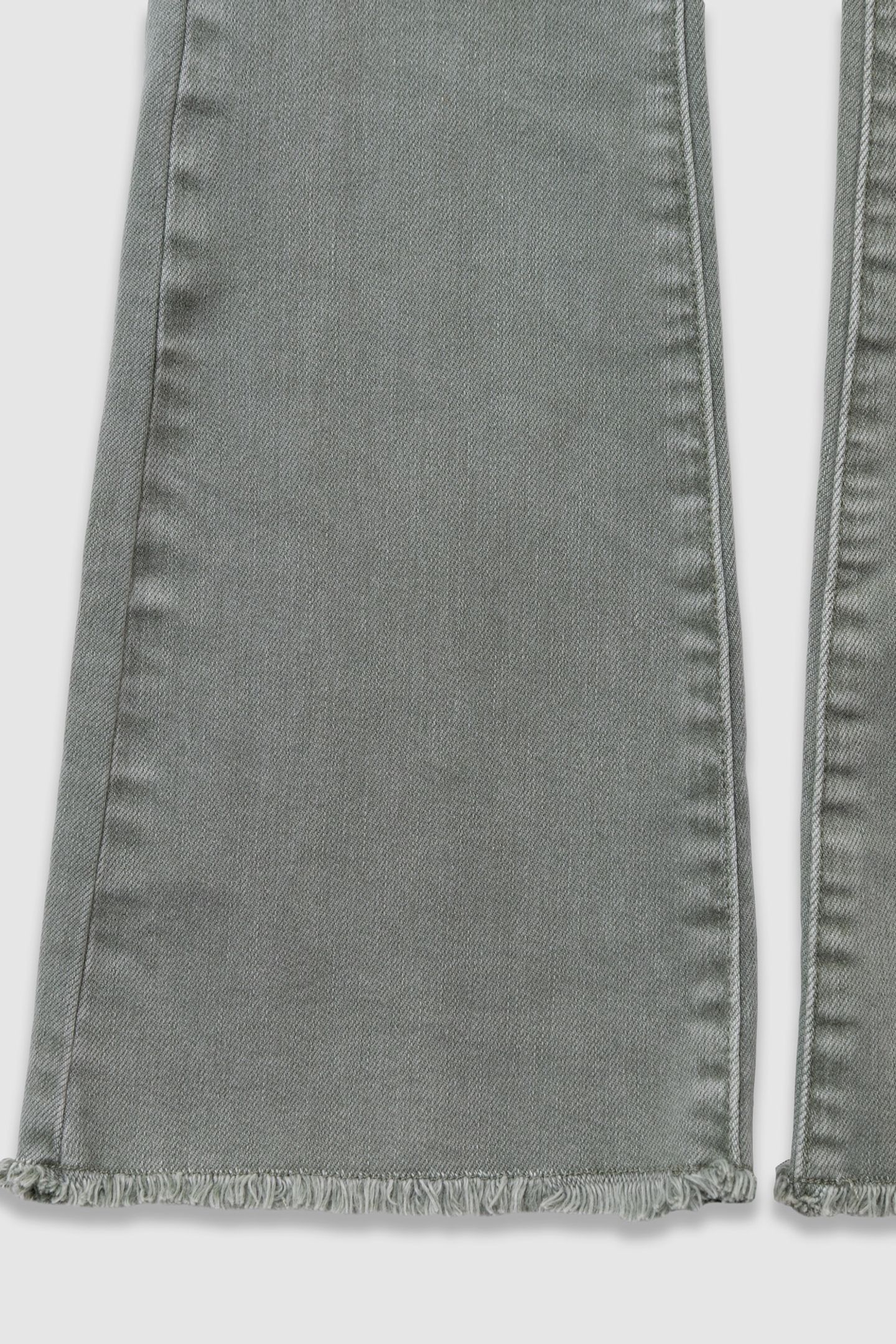 KHAKI FLARE JEANS WITH MAXI POCKETS 4
