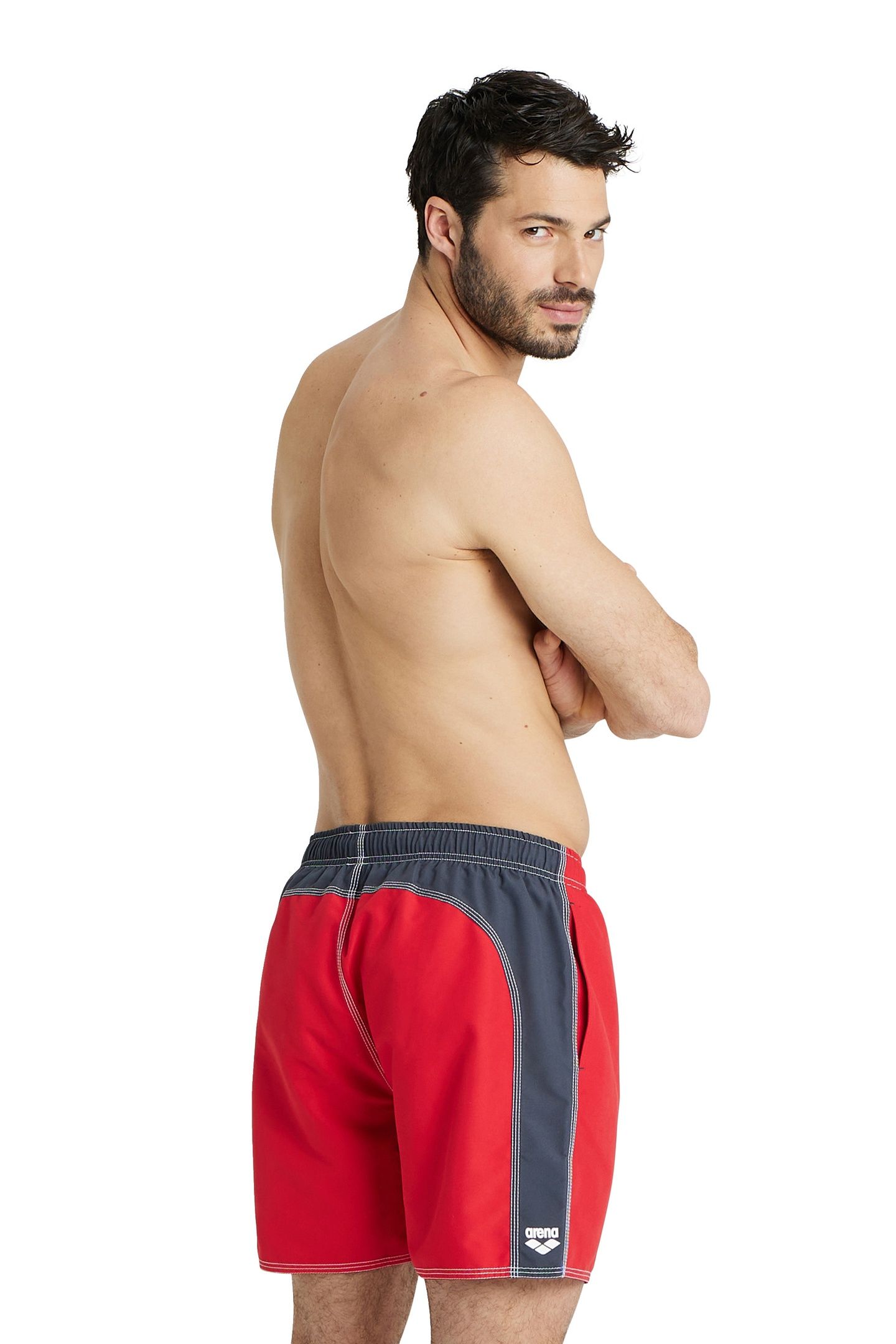 FUNDAMENTALS BICOLOR BOXER RED-ASPHALT 4