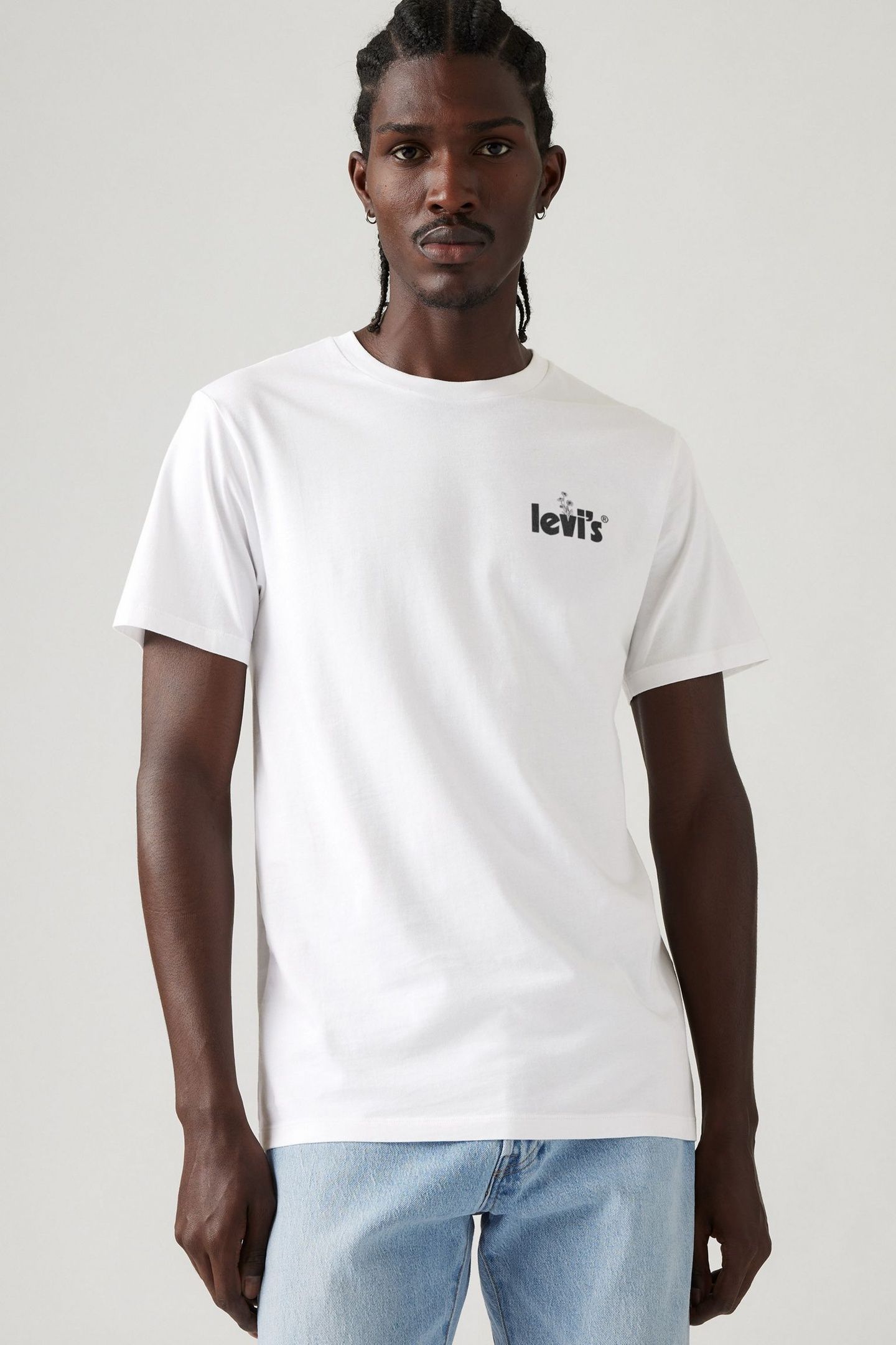 SS RELAXED FIT TEE POSTER WHITE 1