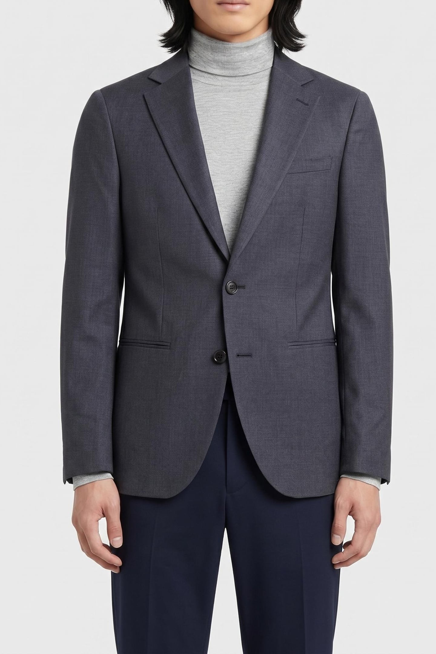 FORMAL LINEN JACKET AIRFORCE BLUE 1