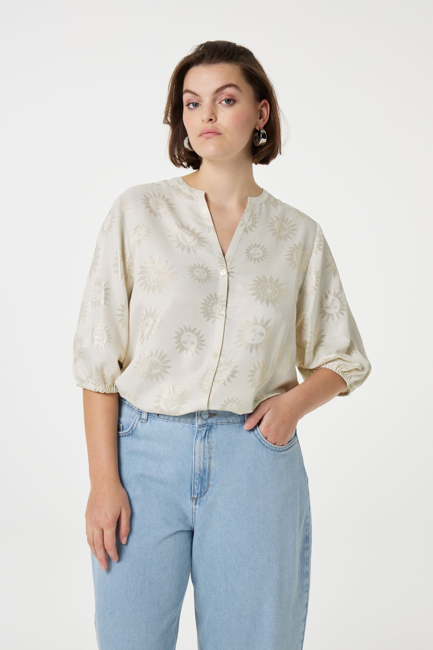 GINA BLOUSE COSY WHITE 2