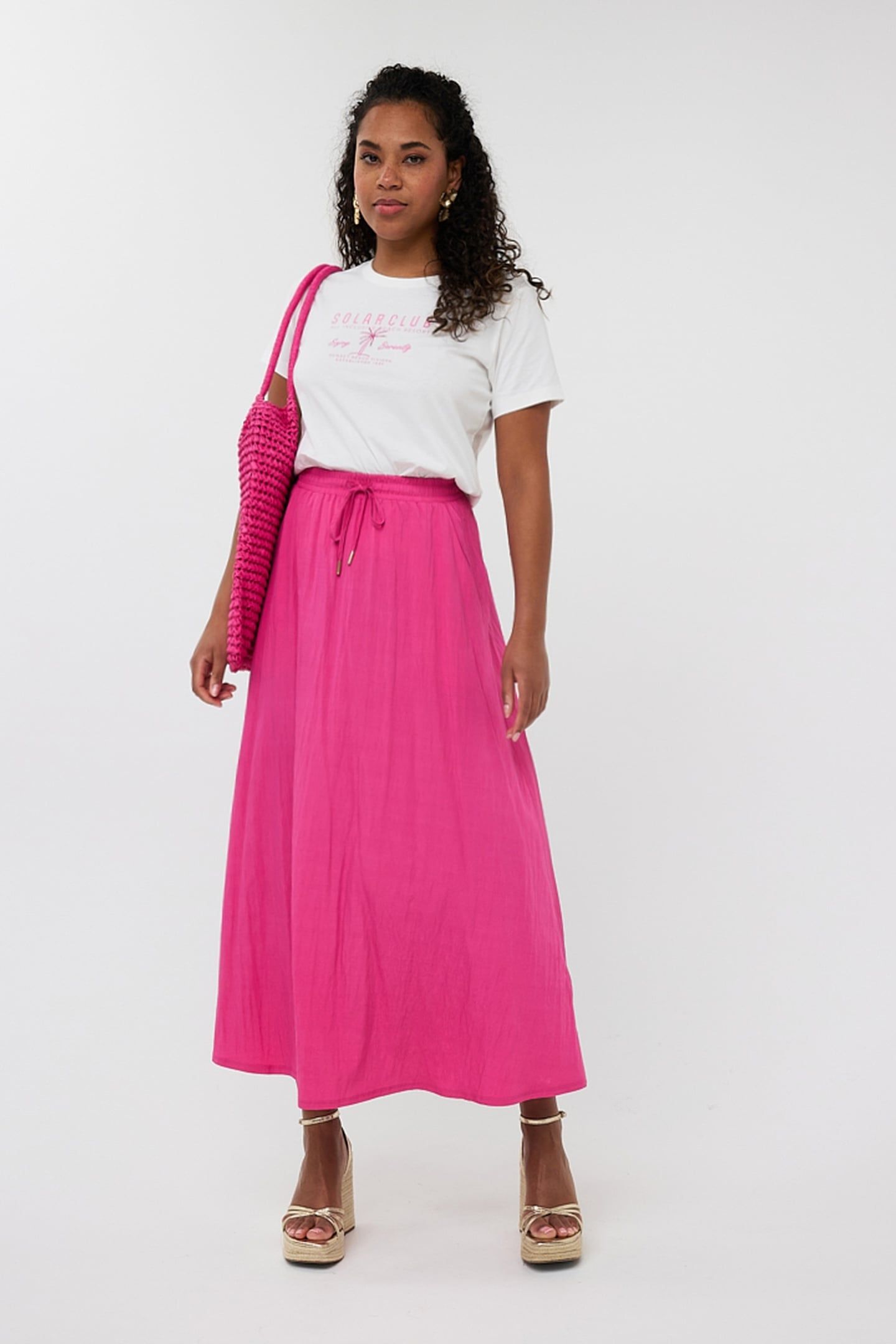SKIRT MAXI WIDE PINK 1