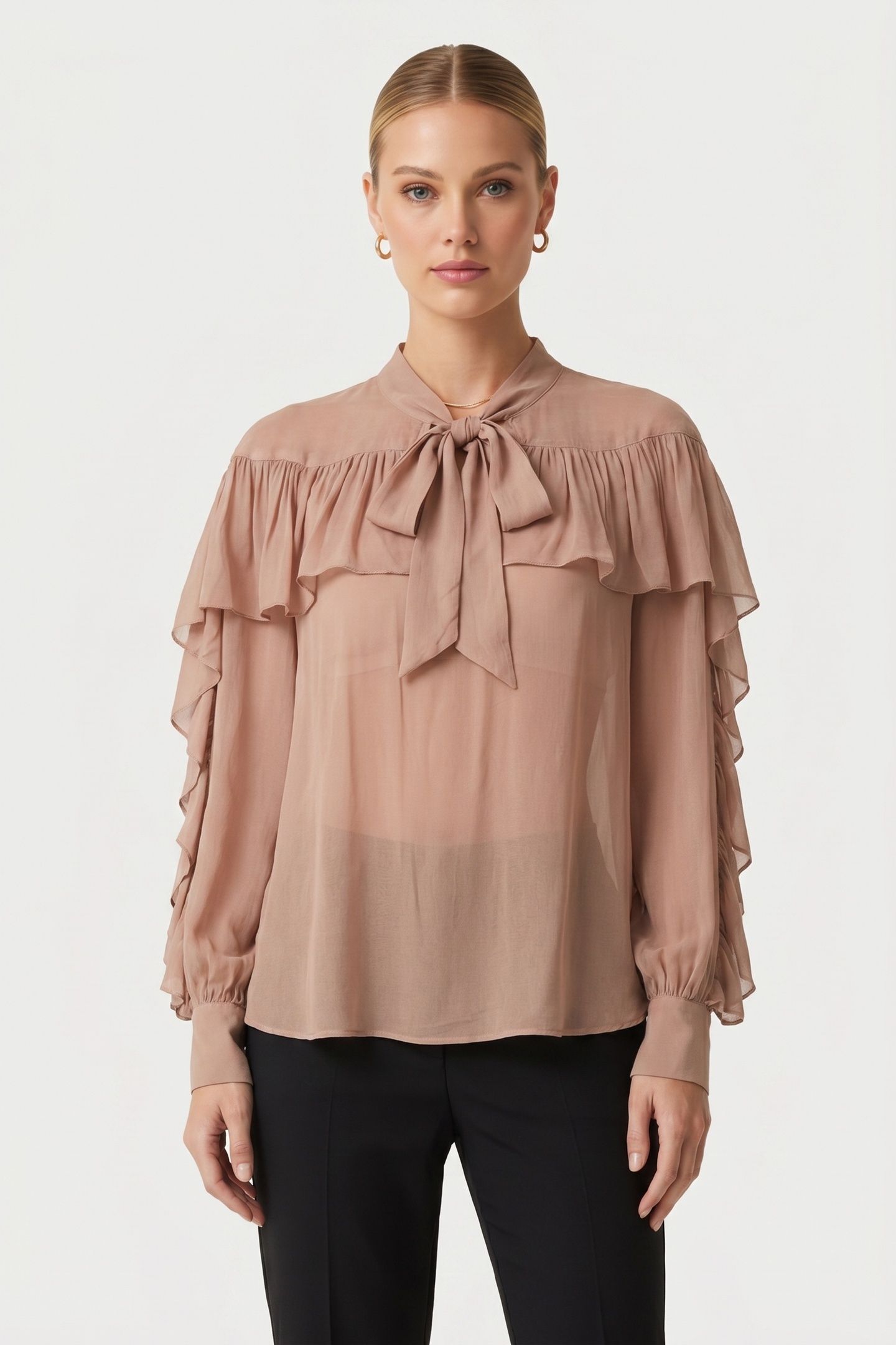 NADIA BLOUSE BEIGE 1