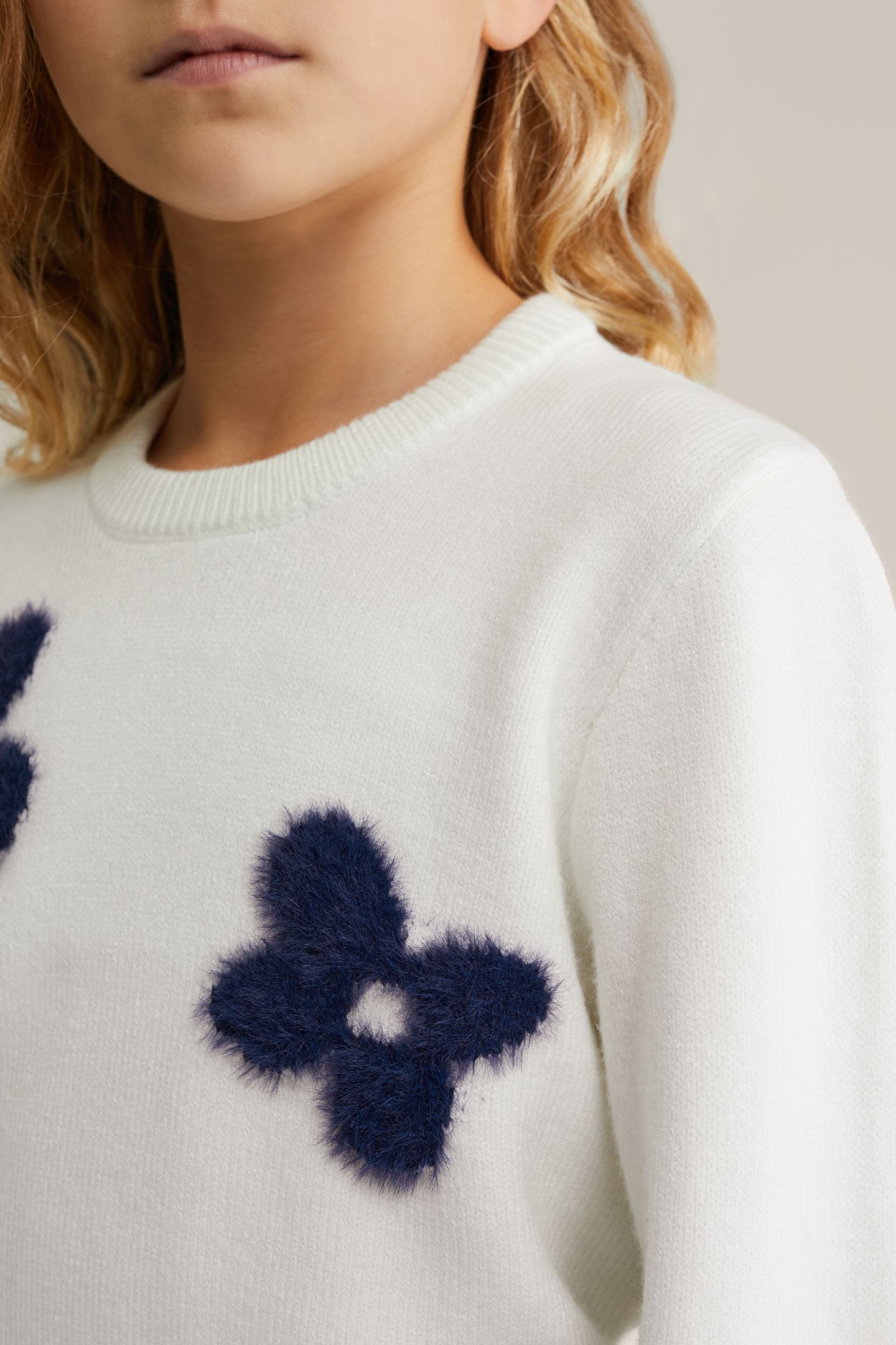 KNITTED PULLOVER WHITE 5