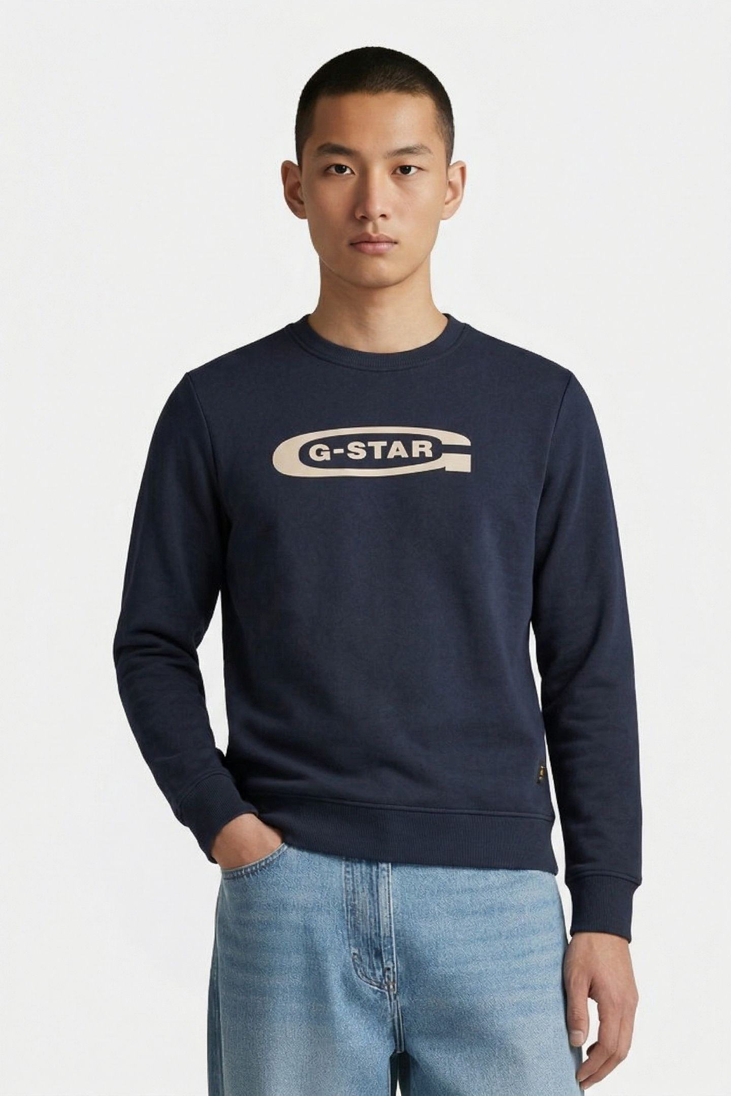 OLD SKOOL CREW SWEAT L/S SALUTE 1