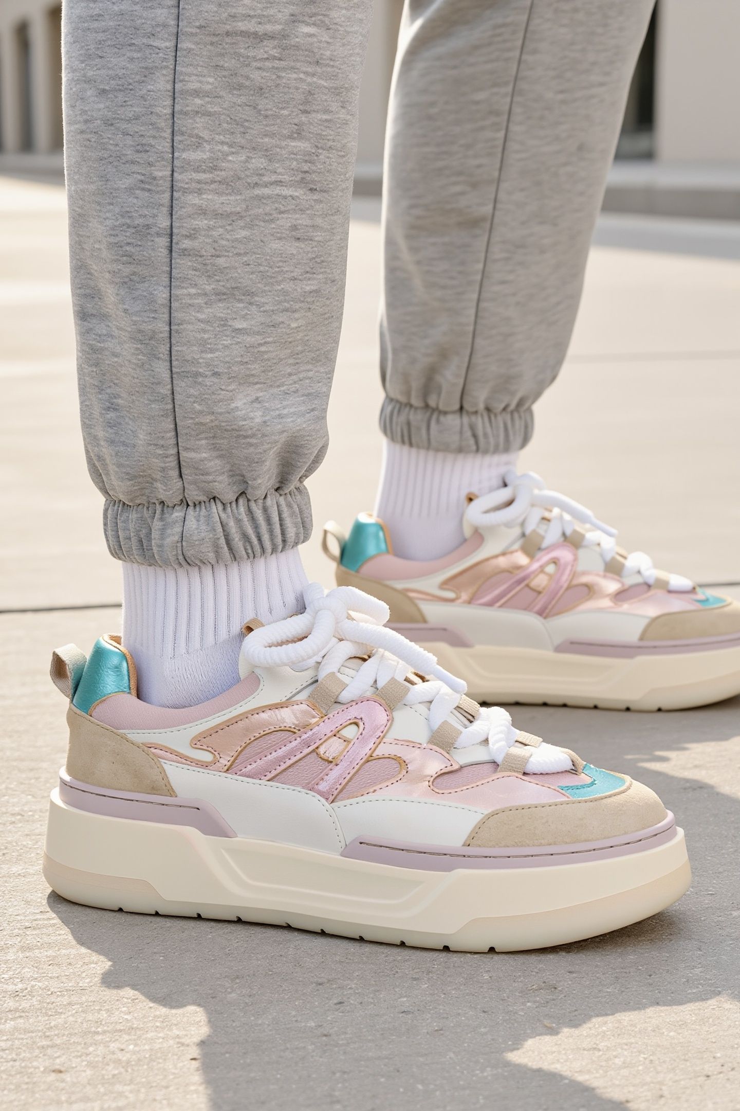 WALTON DENIM SAND / AQUA 3