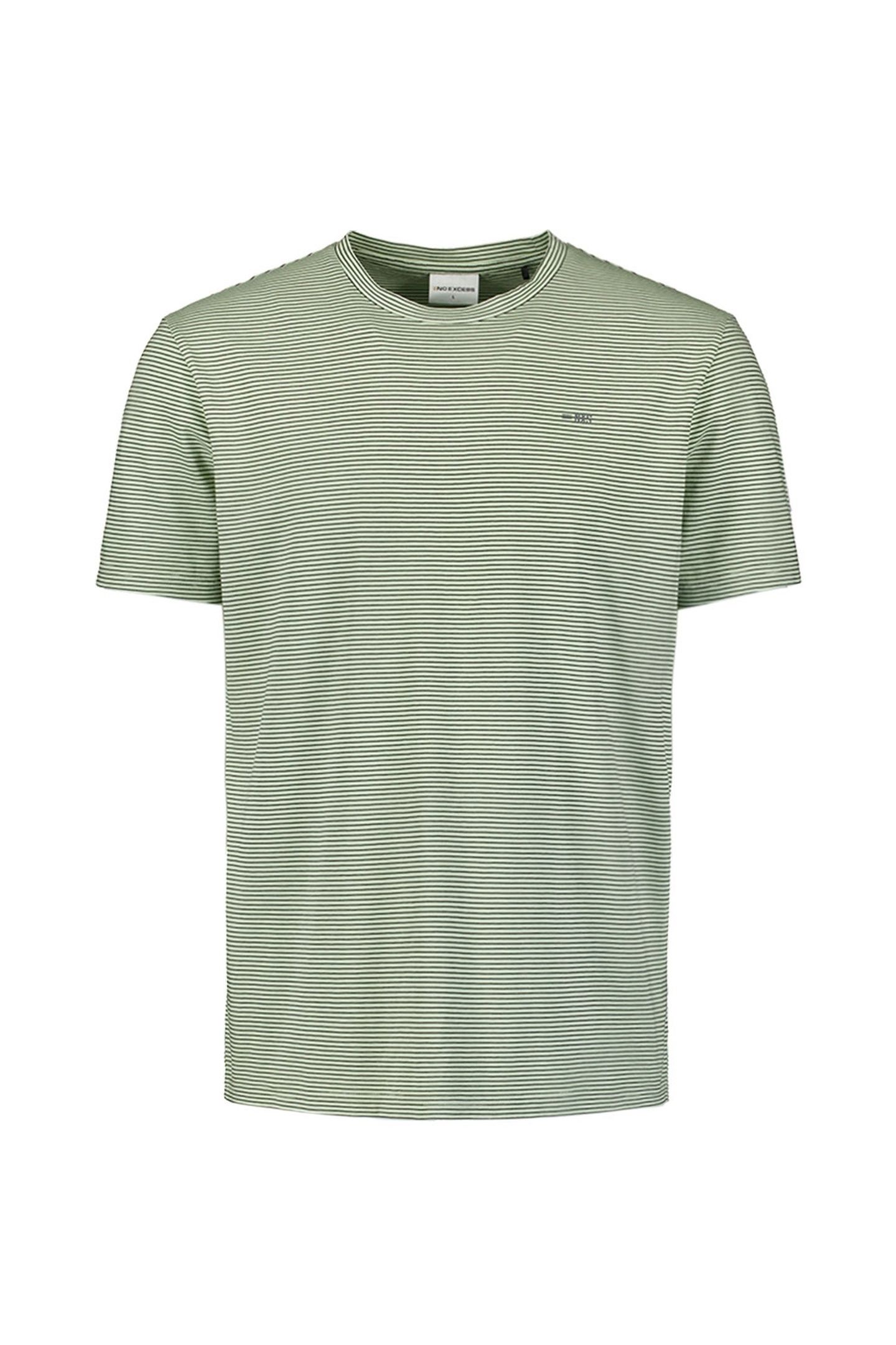 T-SHIRT CREWNECK STRIPES MINT 5