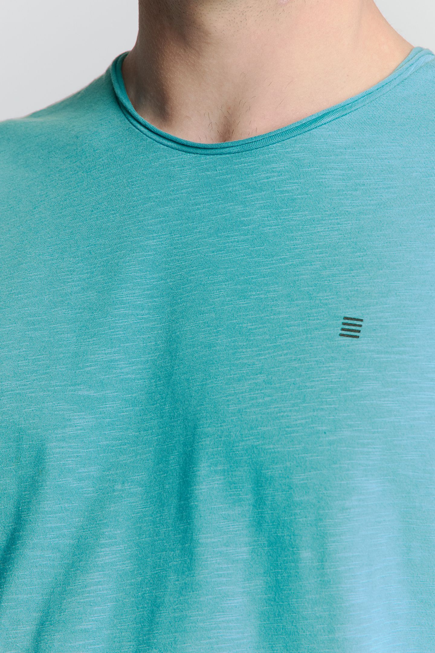 T-SHIRT CREWNECK SLUB SEABLUE 7