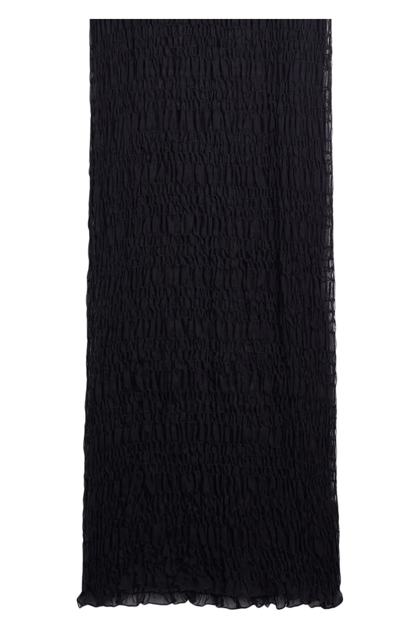 THE BLACK LONG SHEER DRESS BLACK 5