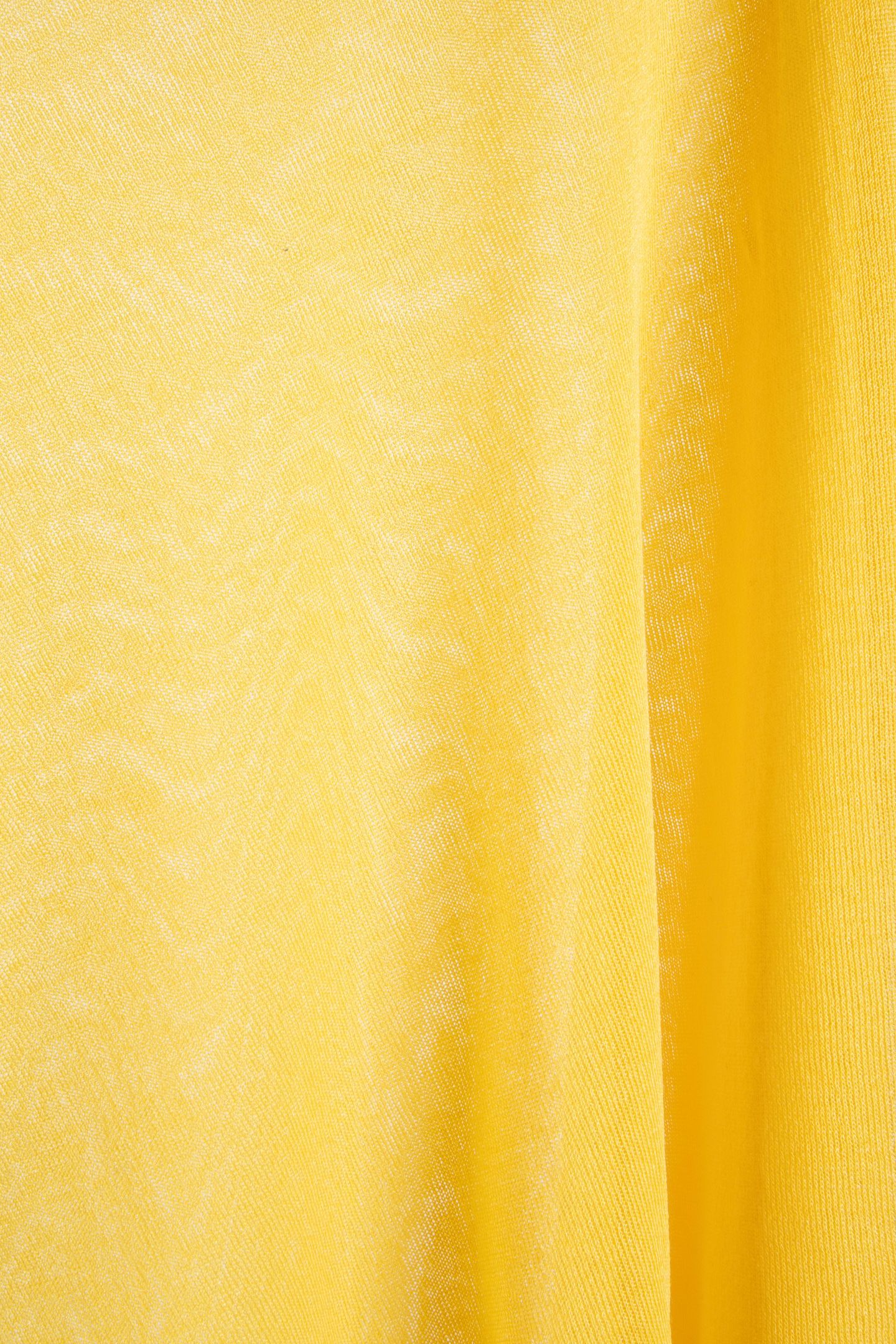 SLEEVELESS TOP REFINED VISCOSE BLEND KNIT YELLOW 4
