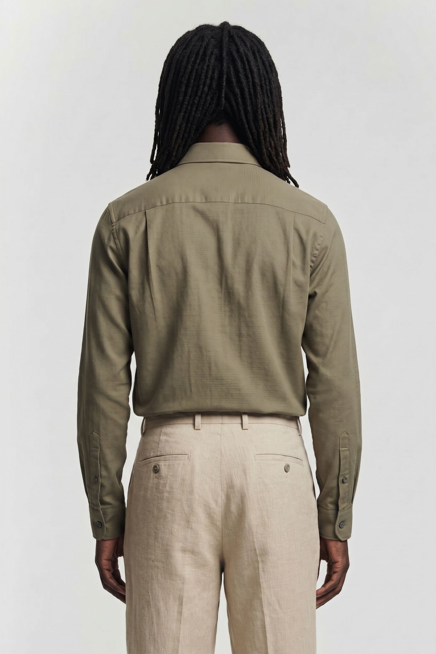 OE HUGO-TEXTURED OVERSHIR SAGE 2