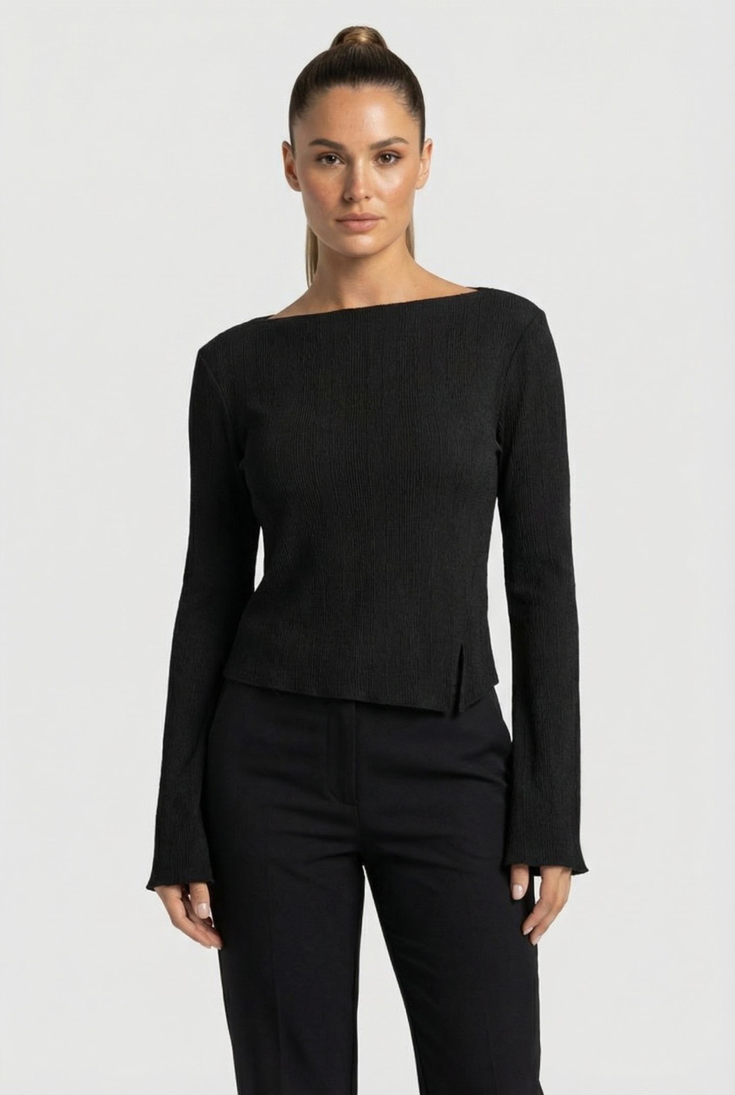 NIKKI BLOUSE BLACK 1