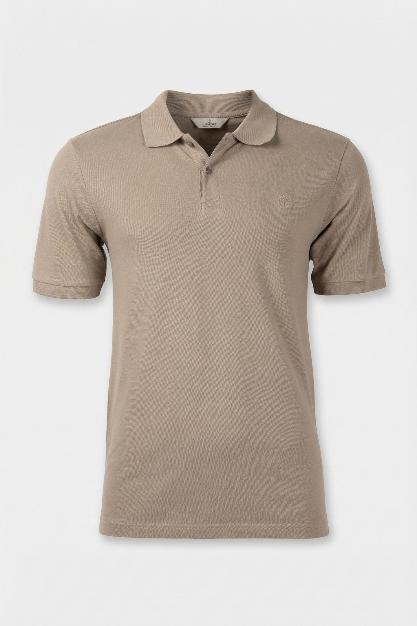 DS_BOWIE BUTTON POLO VINTAGE KHAKI VINTAGE KHAKI 3