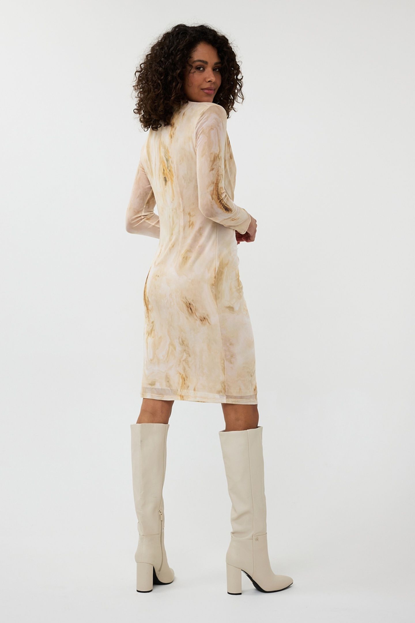 DRESS MESH MARBLE DREAM PRINT 5
