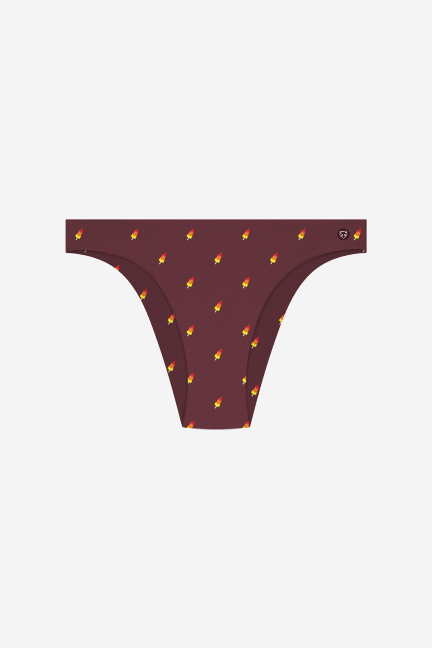 BIKINI BOTTOM BURGUNDY ROCKETS PORT ROYALE 2