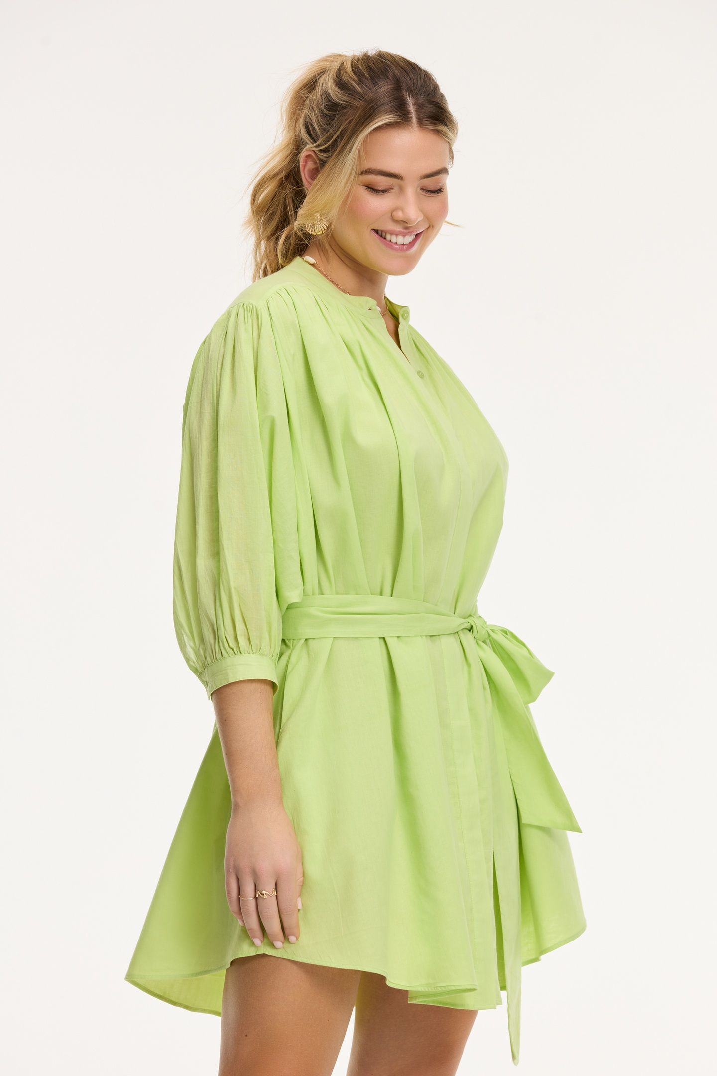 JAYDI DRESS LIME GREEN 7