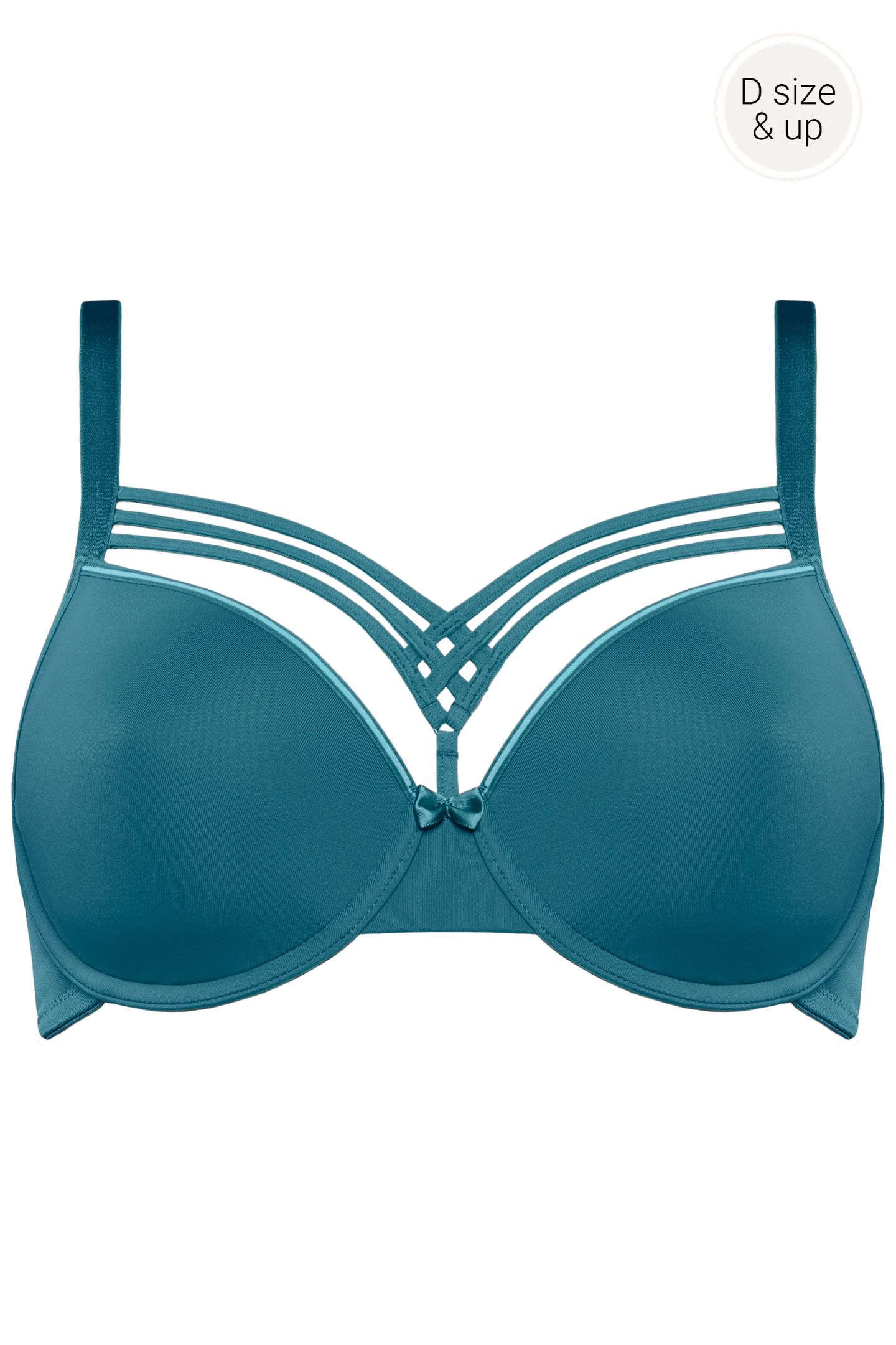 DAME DE PARIS BRAPLUNGEWIRED PADDED BLUE 2
