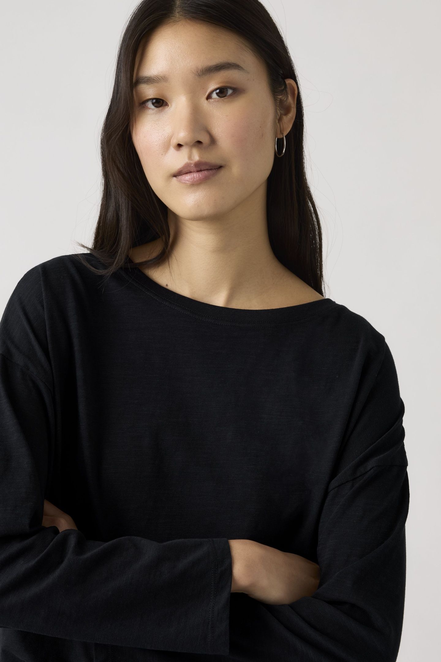 JULIE SLUB LONG SLEEVE TEE 2