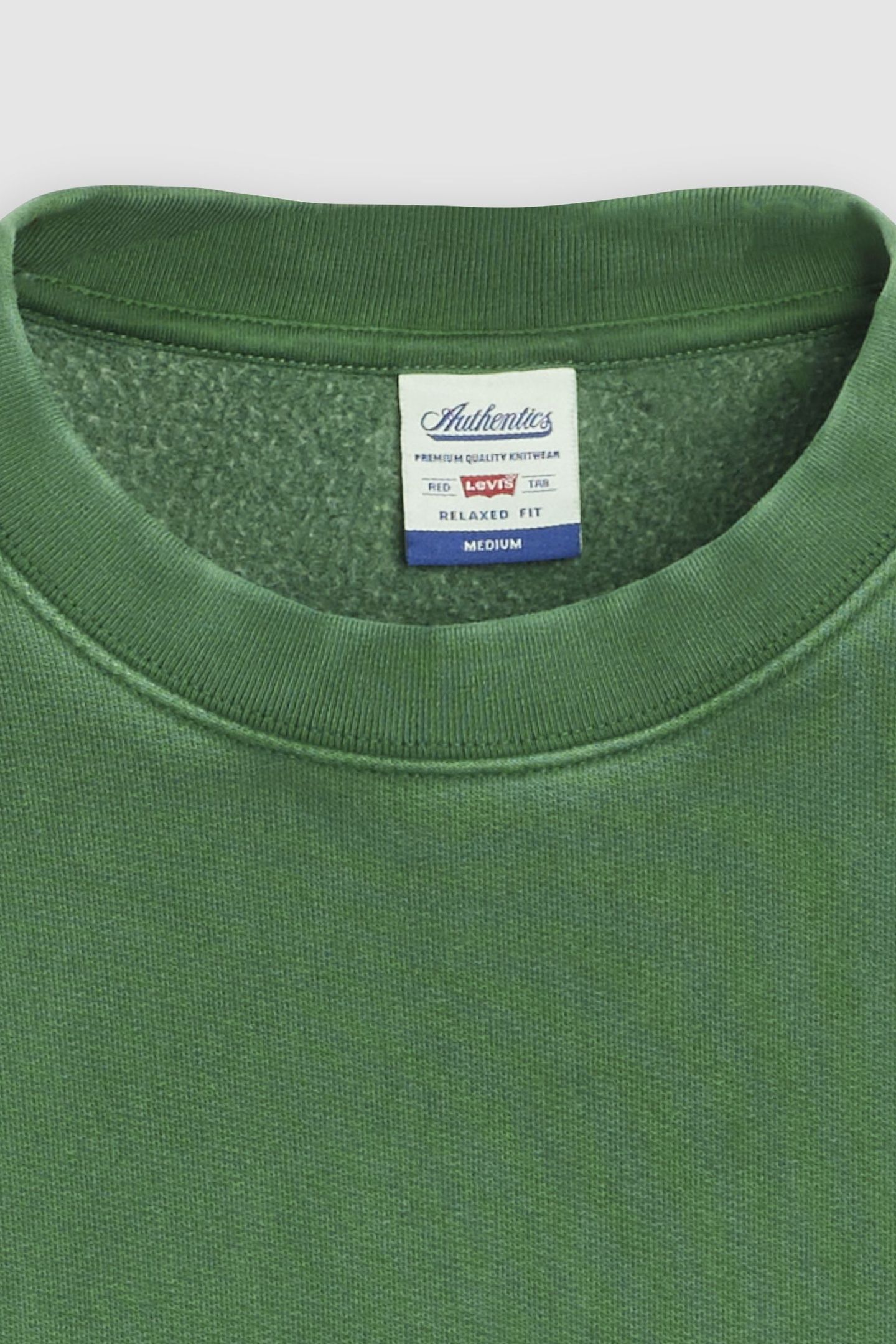 AUTHENTIC CREW GARMENT DYE DARK GREEN 5